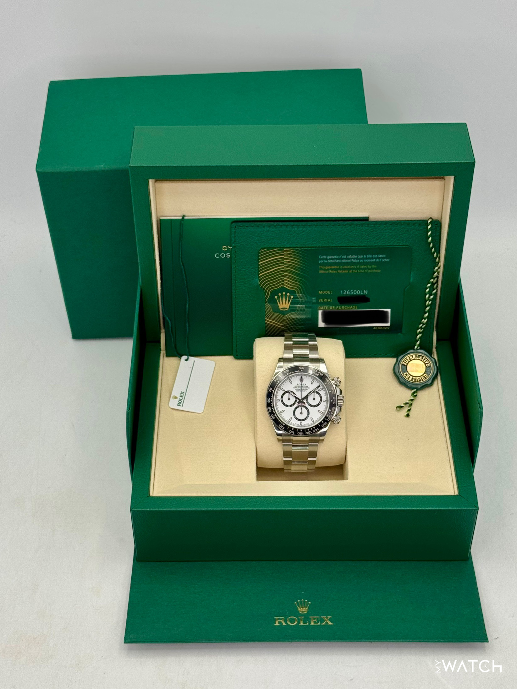 NEW 2026 Rolex Daytona 40mm 126500LN Stainless Steel Panda Dial - MyWatchLLC