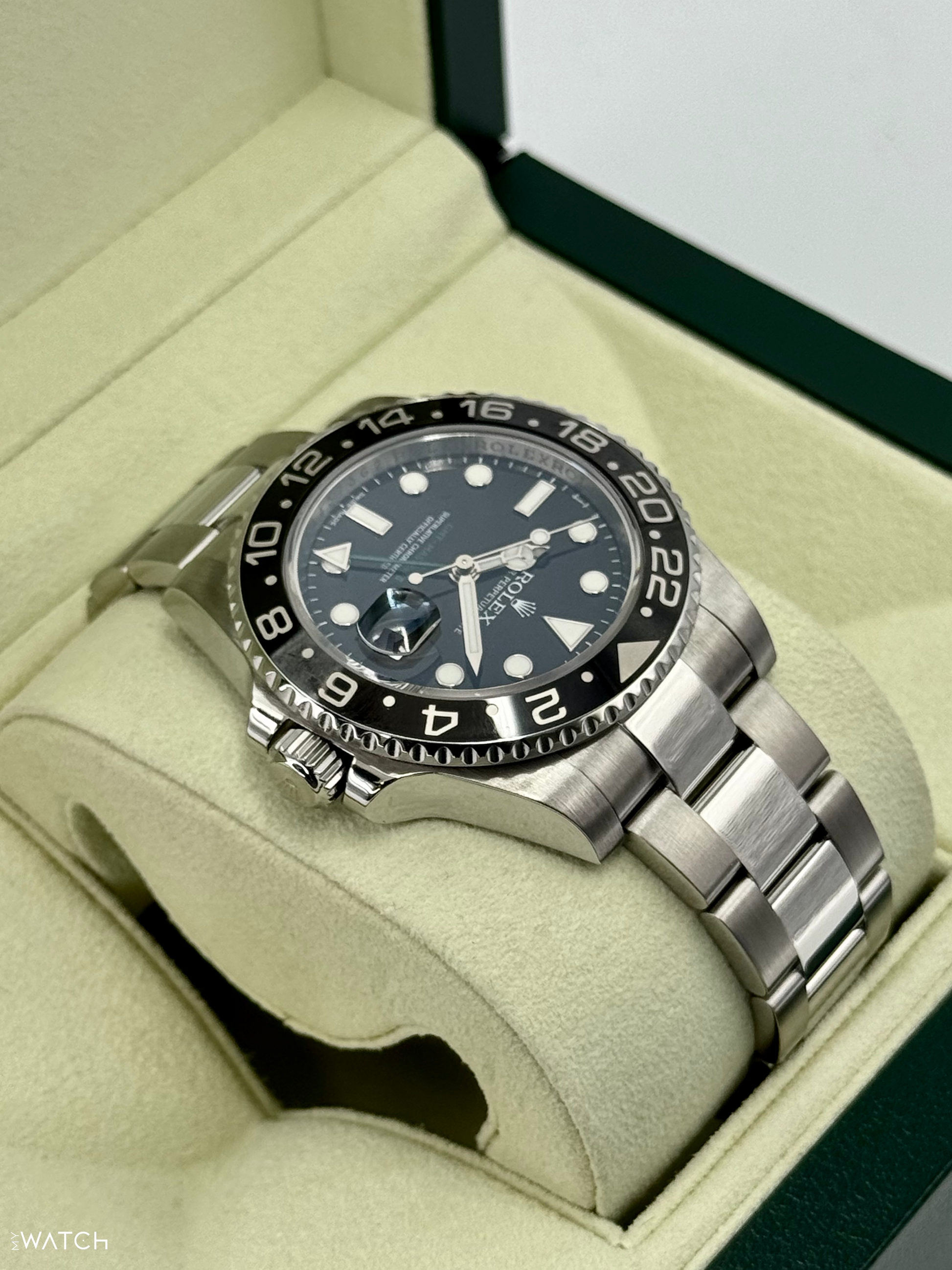2011 Rolex GMT-Master II 40mm 116710LN Stainless Steel Black Dial - MyWatchLLC