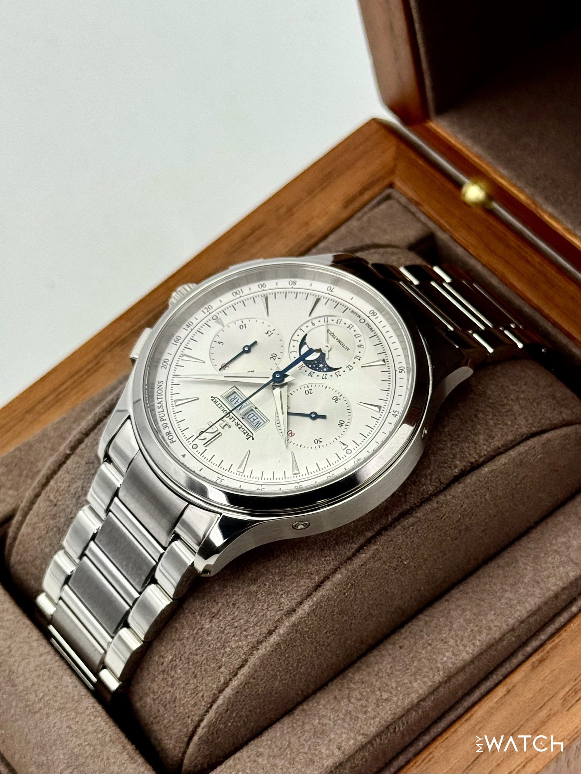 2025 Jaeger-LeCoultre Master Control 40mm Q413813J Stainless Steel White Dial - MyWatchLLC