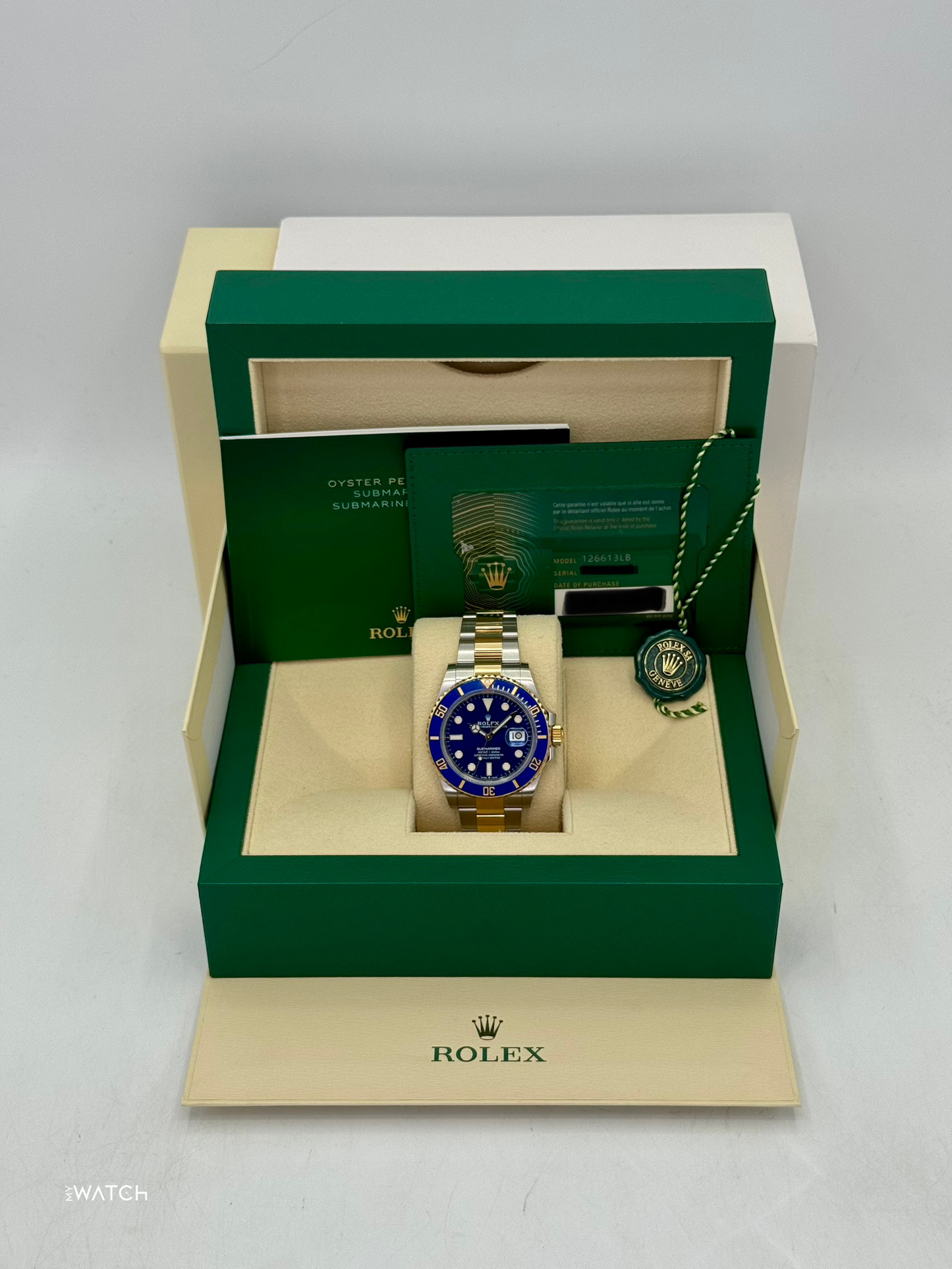 2023 Rolex Submariner "Bluesy" 41mm 126613LB Two-Tone Blue Dial