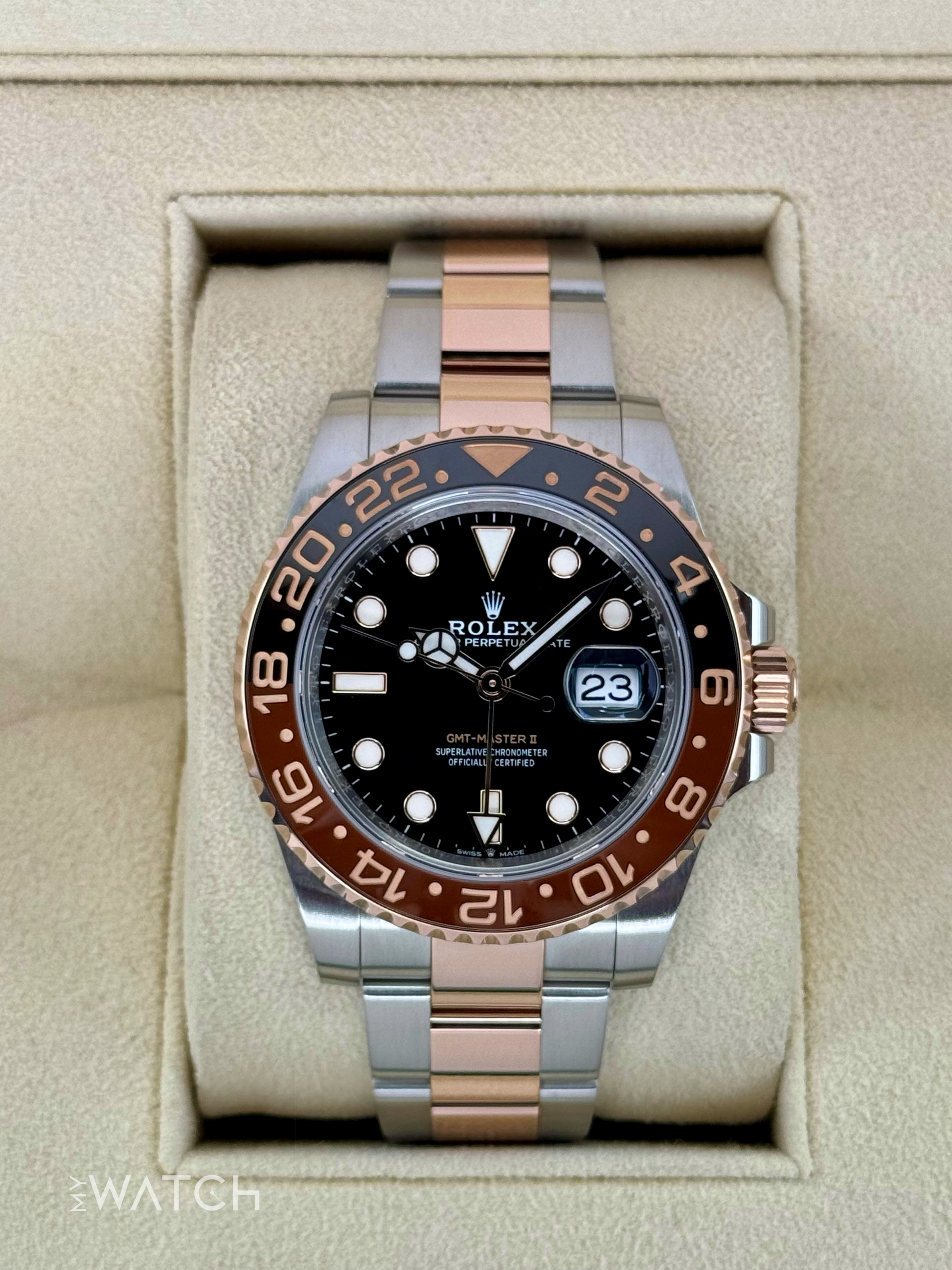 2022 Rolex GMT-Master II "Rootbeer" 40mm 126711CHNR Two-Tone - MyWatchLLC