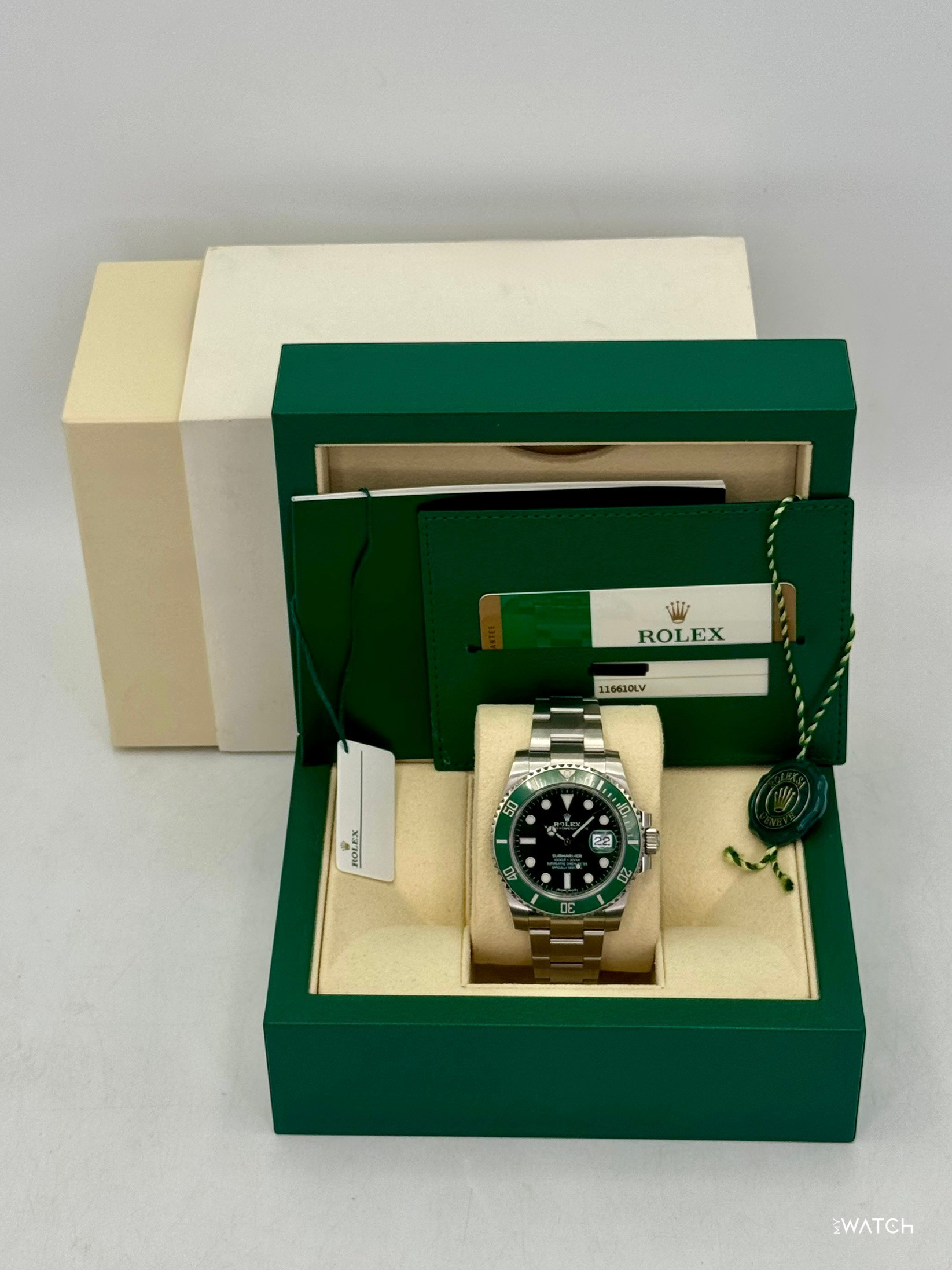 2017 Rolex Submariner “Hulk” 40mm 116610LV Green Dial - MyWatchLLC