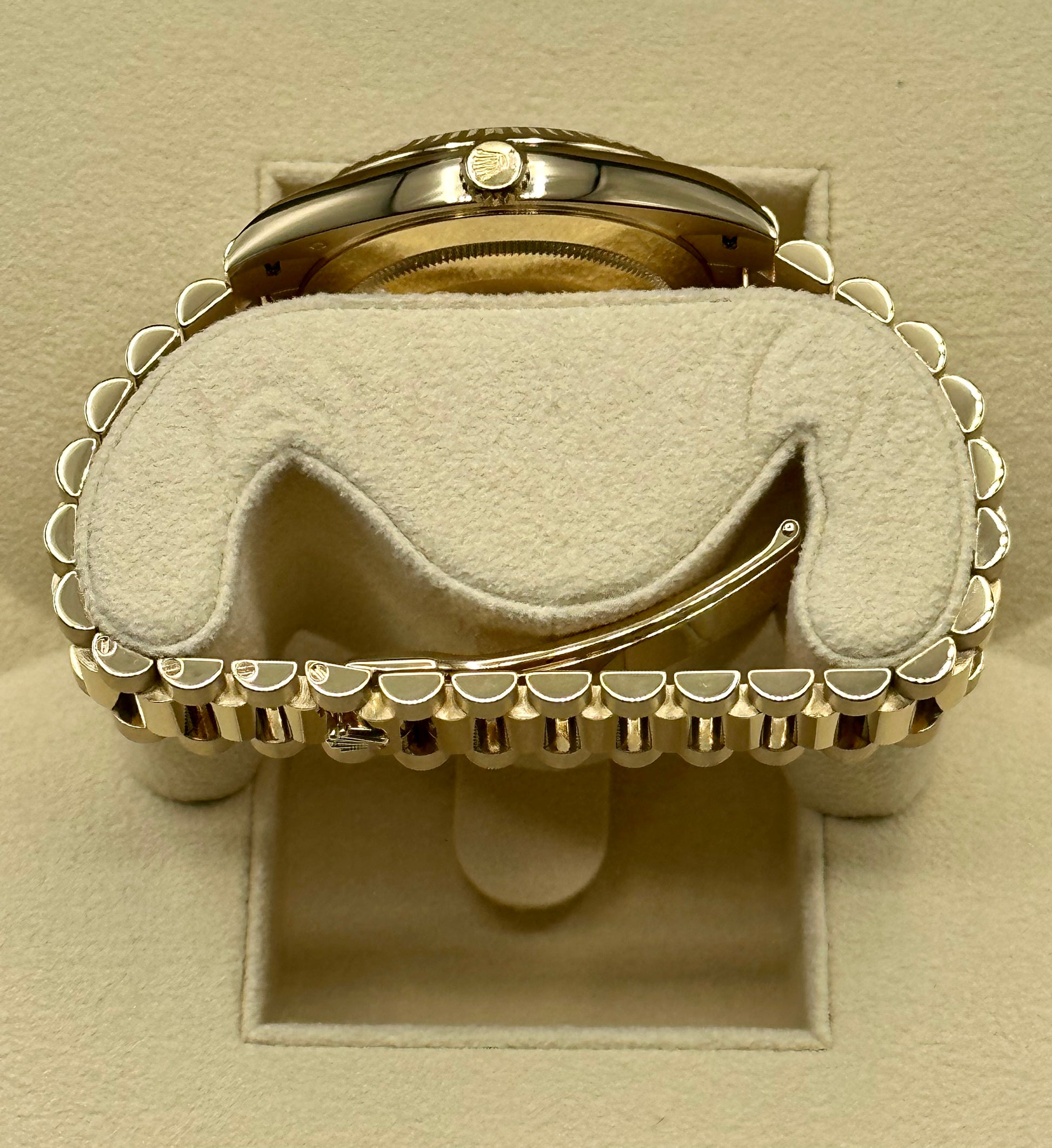 2019 Rolex Day-Date 40mm 228238 YG Champagne Roman Numeral Dial - MyWatchLLC