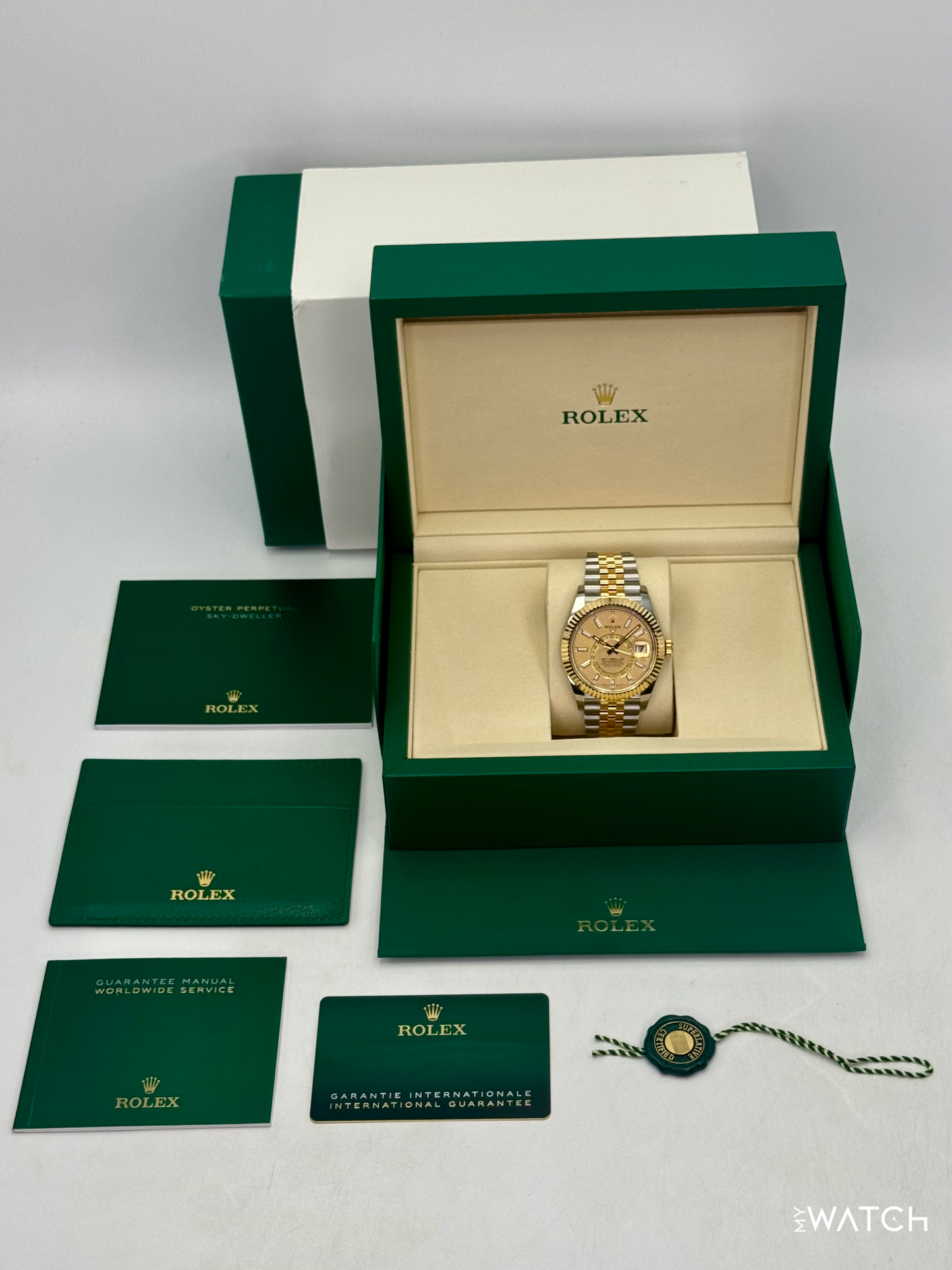 NEW 2026 Rolex Sky-Dweller 42mm 336933 Jubilee Champagne Dial - MyWatchLLC
