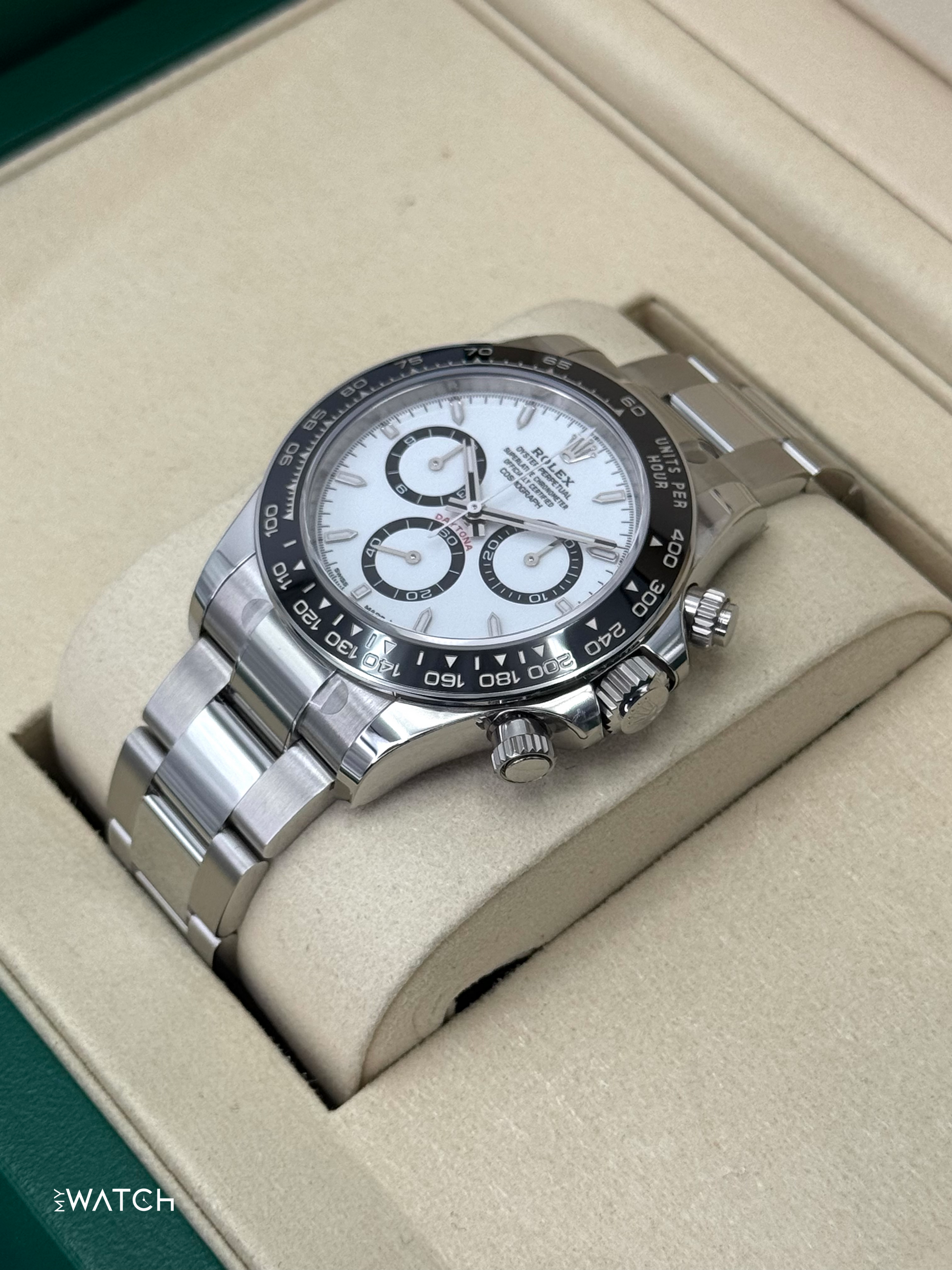 NEW 2025 Rolex Daytona 40mm 126500LN Stainless Steel Panda Dial (STICKERED) - MyWatchLLC