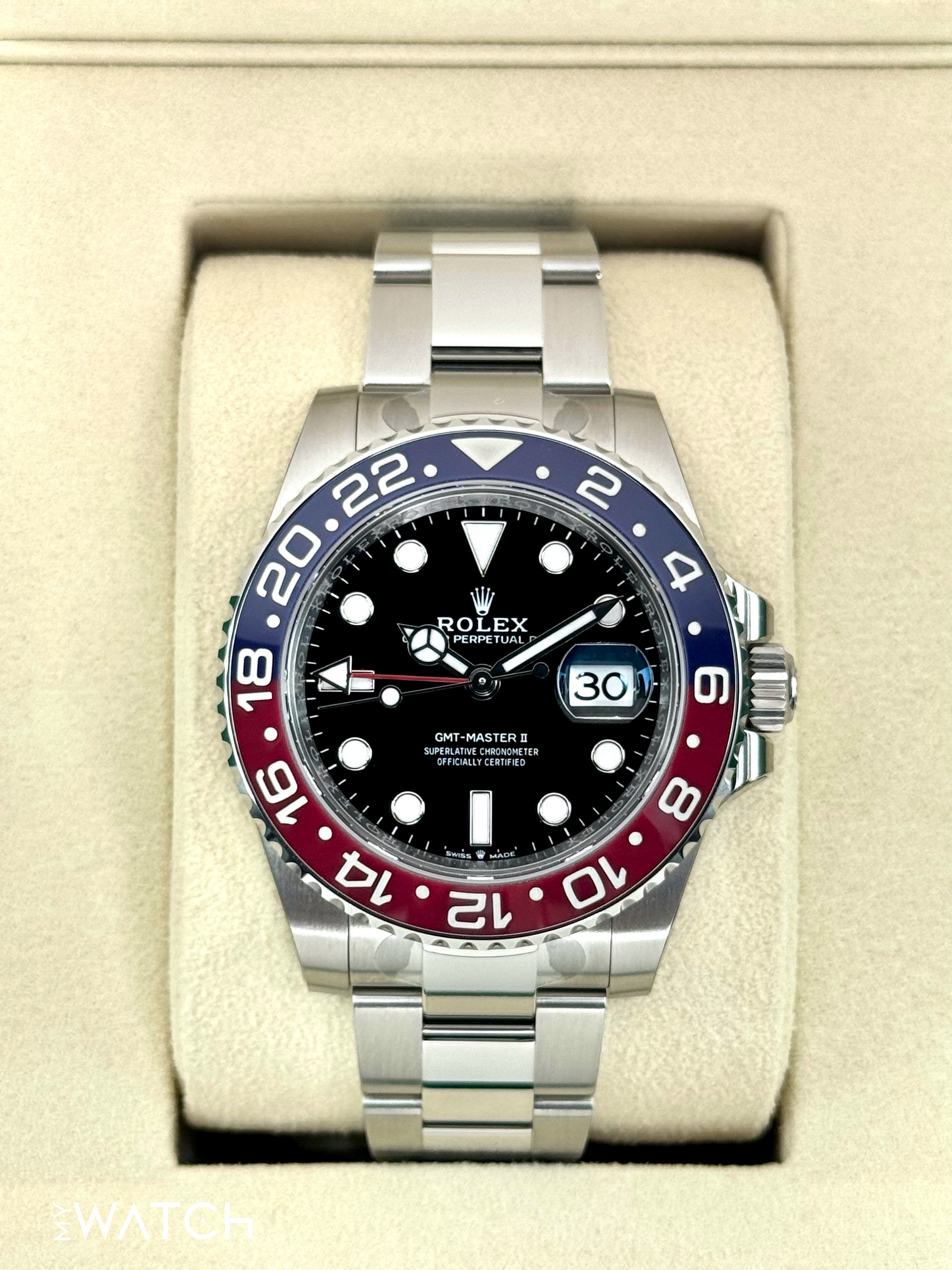 NEW 2025 Rolex GMT-Master II "Pepsi" 40mm 126710BLRO Oyster - MyWatchLLC
