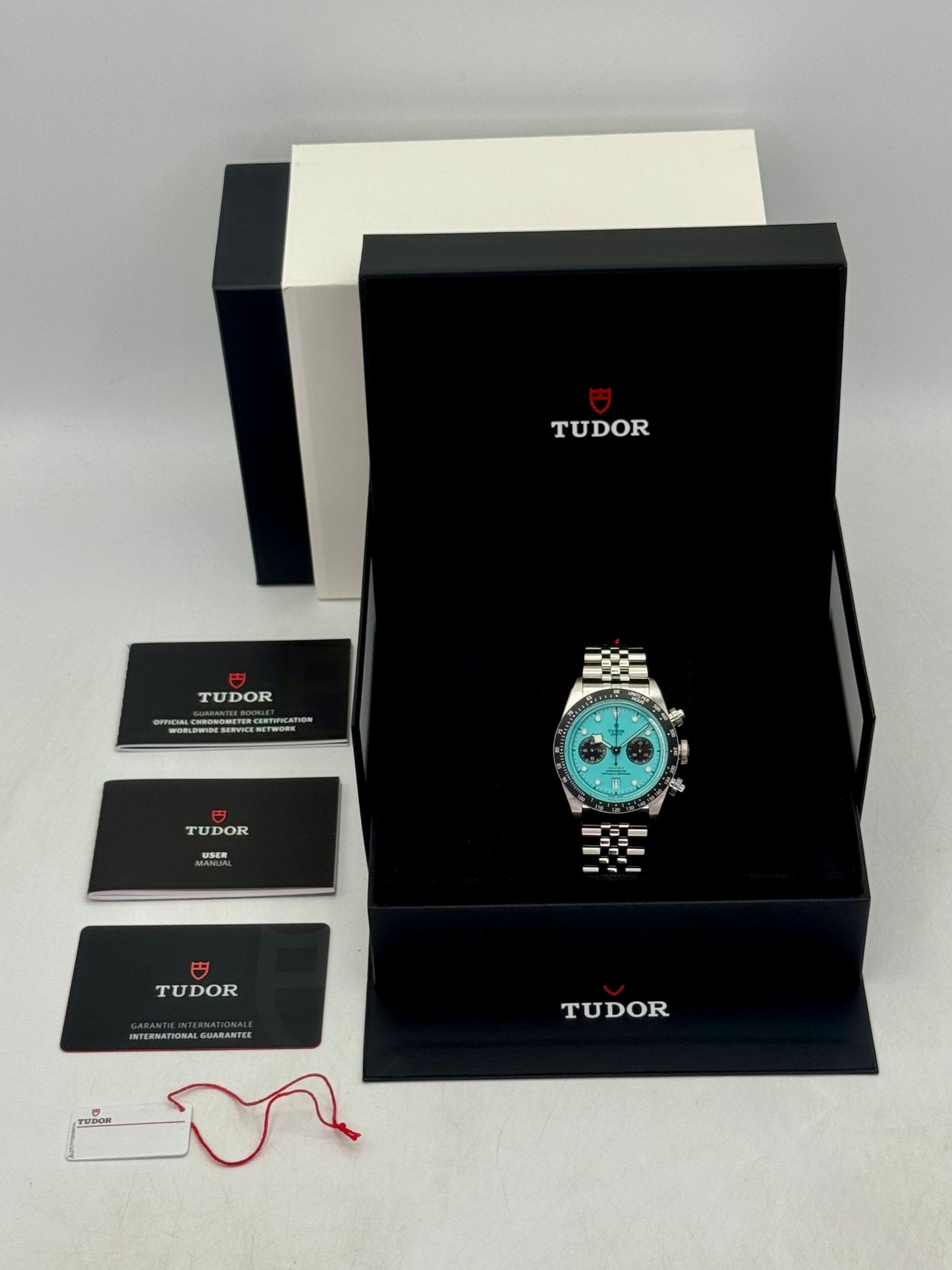 NEW 2026 Tudor Black Bay Chrono 41mm 79360N Flamingo Blue Dial