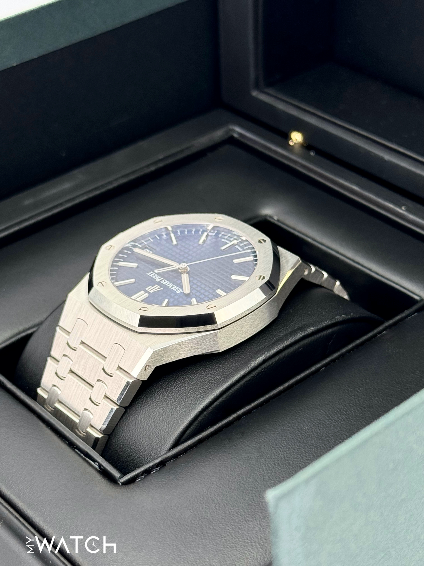 NEW 2021 Audemars Piguet Royal Oak 41mm 15503BC Blue Dial - MyWatchLLC