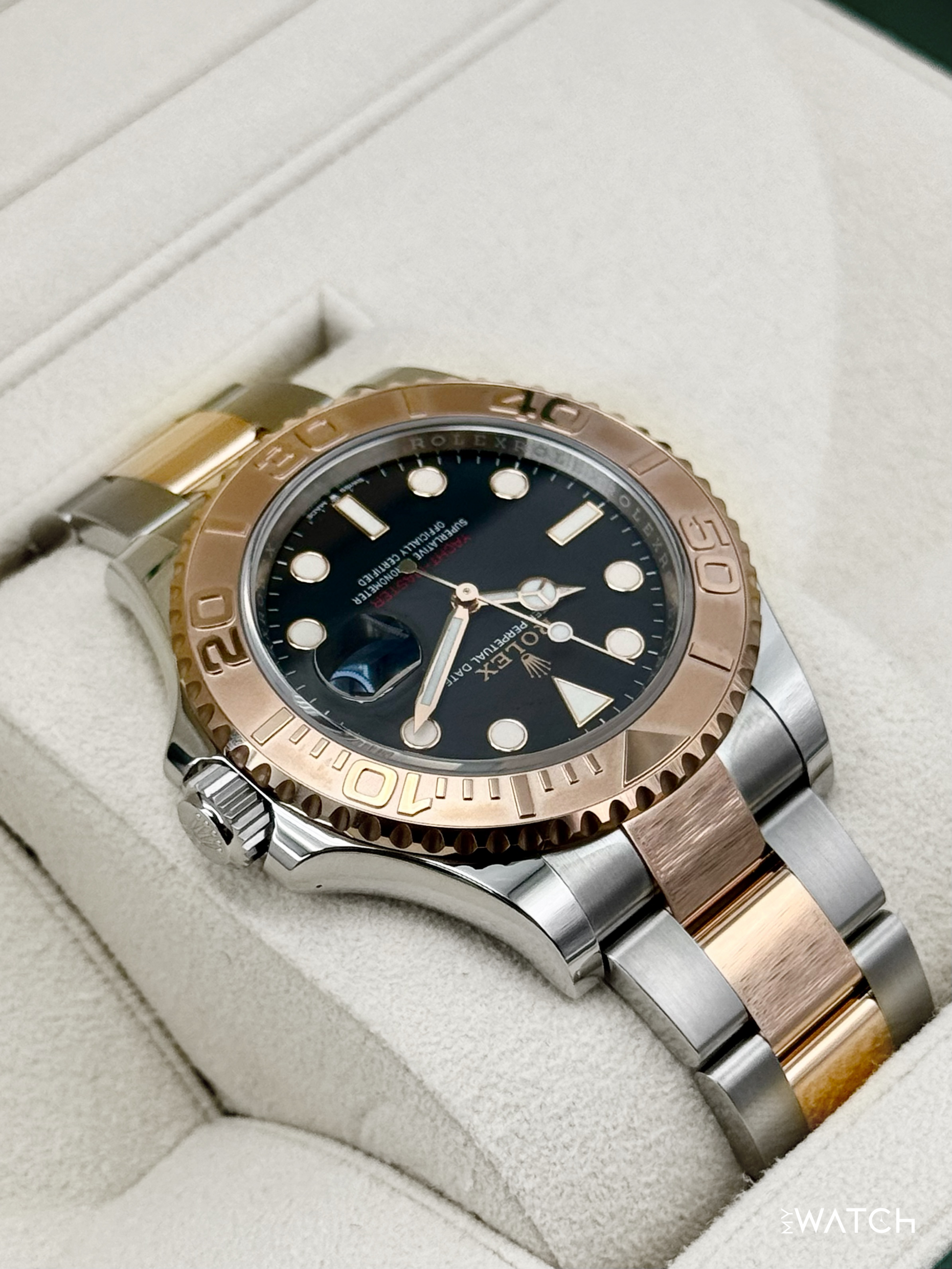 2021 Rolex Yacht-Master 40mm 126621 Two-Tone Black Dial - MyWatchLLC