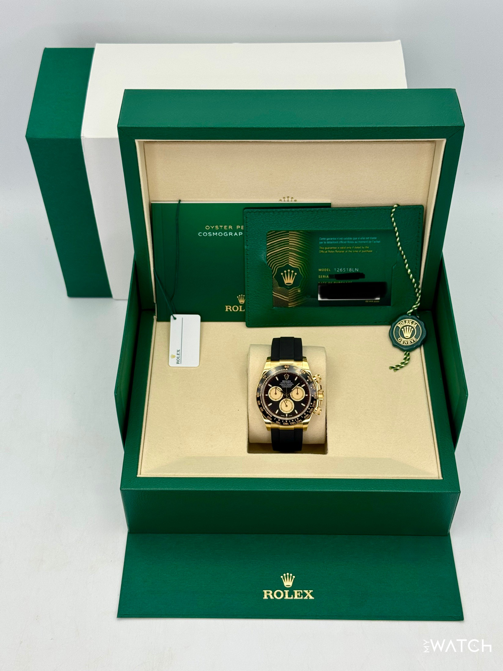 NEW 2026 Rolex Daytona "Paul Newman" 40mm 126518LN Yellow Gold Black Dial - MyWatchLLC