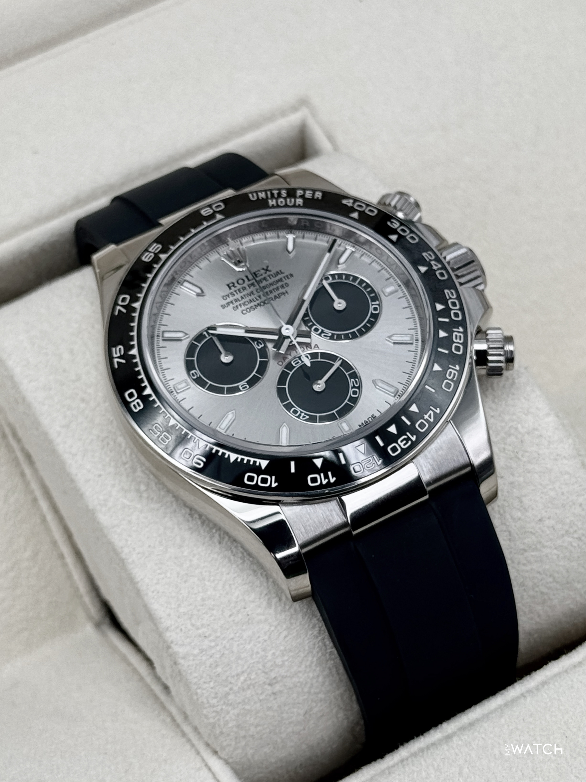 2024 Rolex Daytona "Ghost" 40mm 126519LN White Gold Silver Dial - MyWatchLLC
