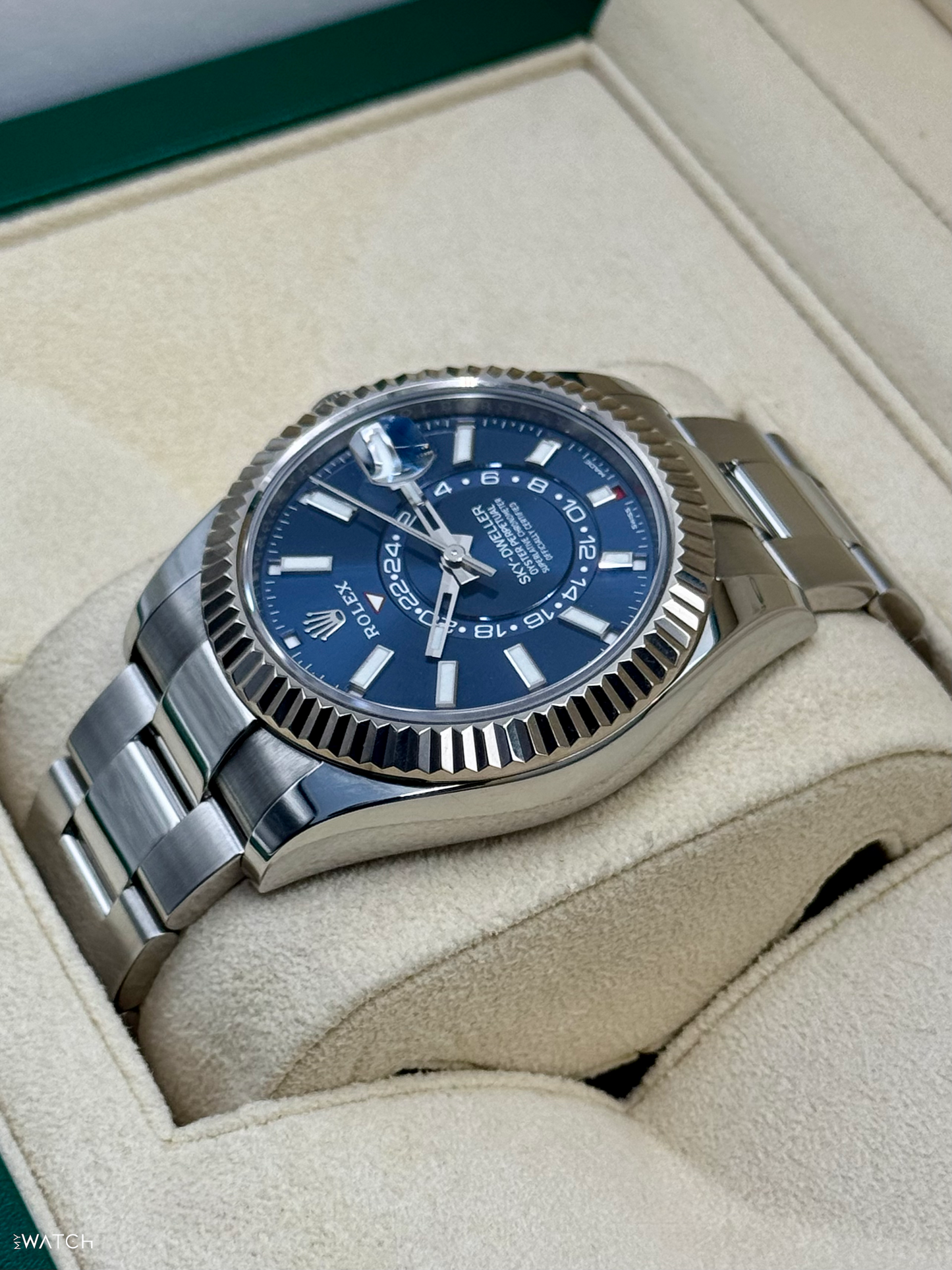 2023 Rolex Sky-Dweller 42mm 326934 Oyster Blue Dial - MyWatchLLC