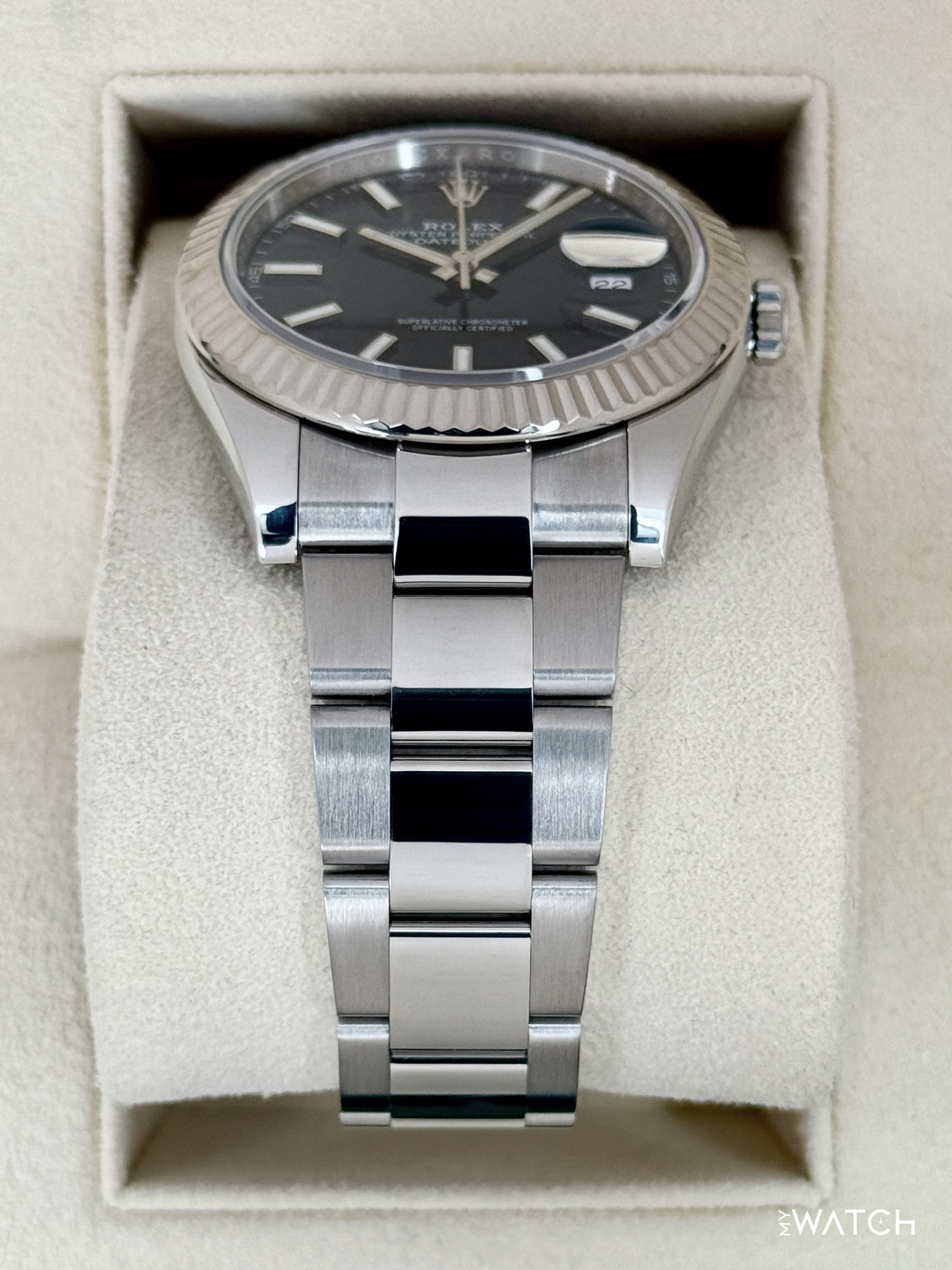 2021 Rolex Datejust 41mm 126334 Stainless Steel Oyster Blue Dial - MyWatchLLC