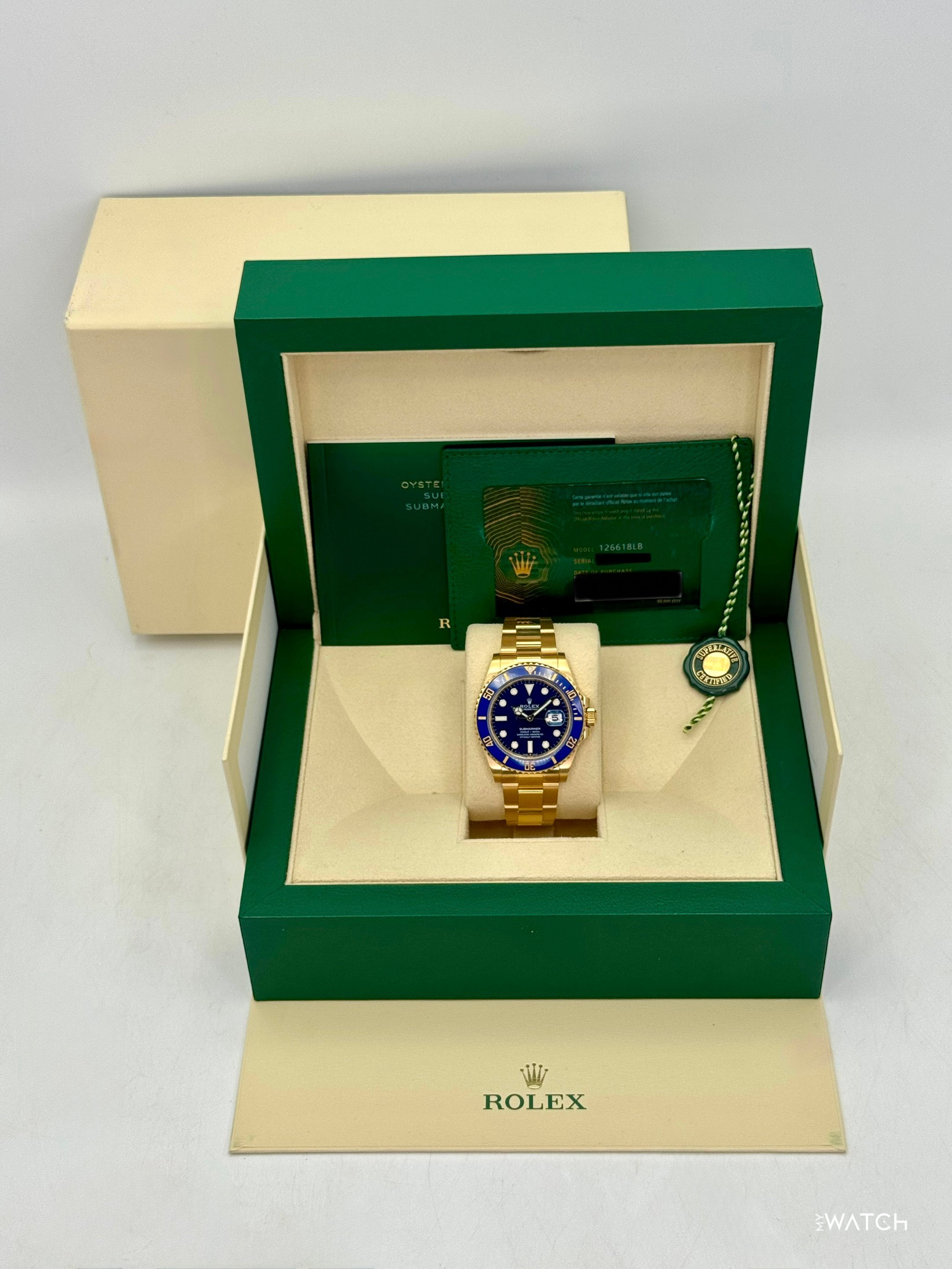 2024 Rolex Submariner "Bluesy" 41mm 126618LB Yellow Gold Blue Dial - MyWatchLLC