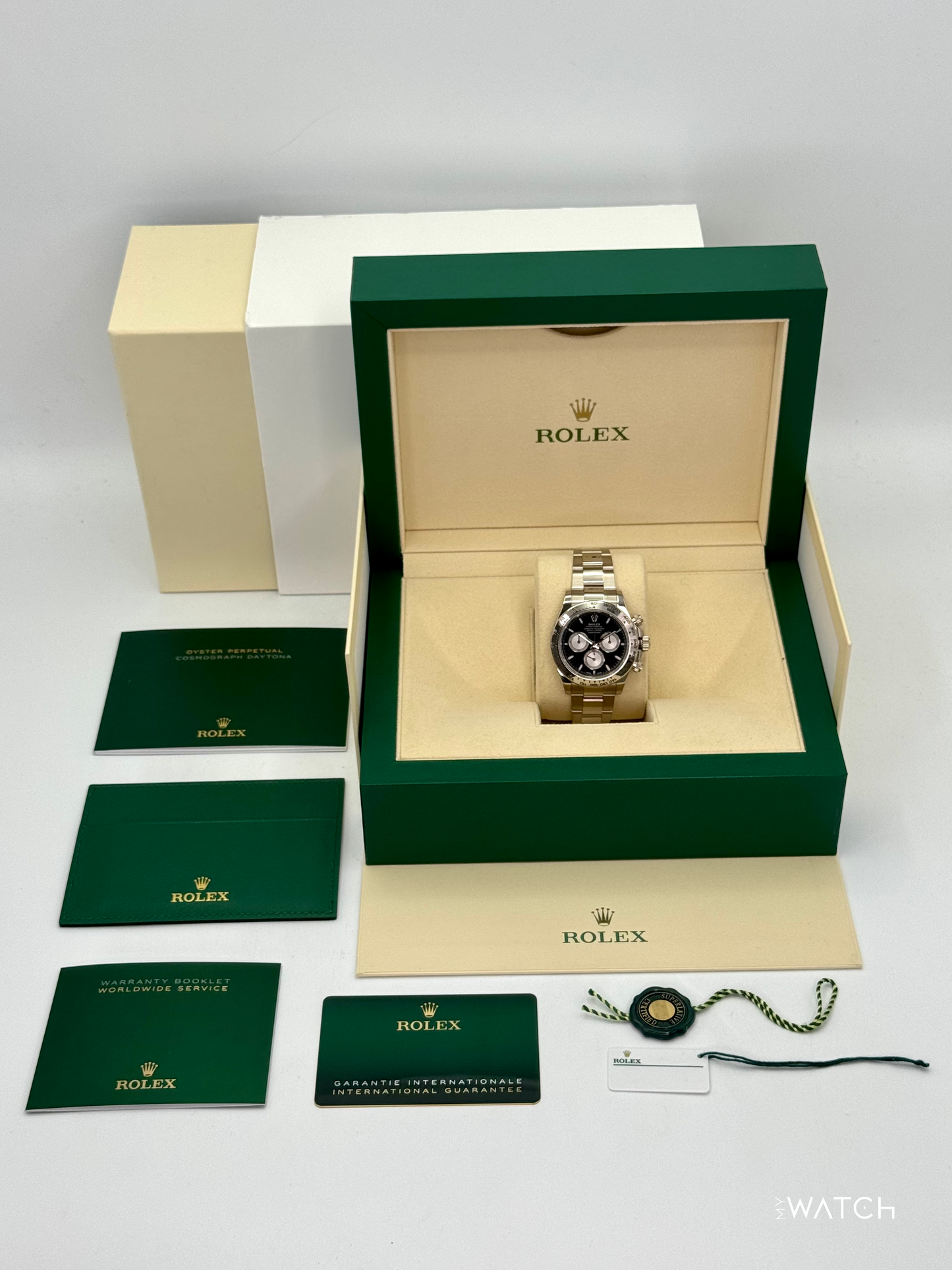 2024 Rolex Daytona 40mm 126509 White Gold Black Dial