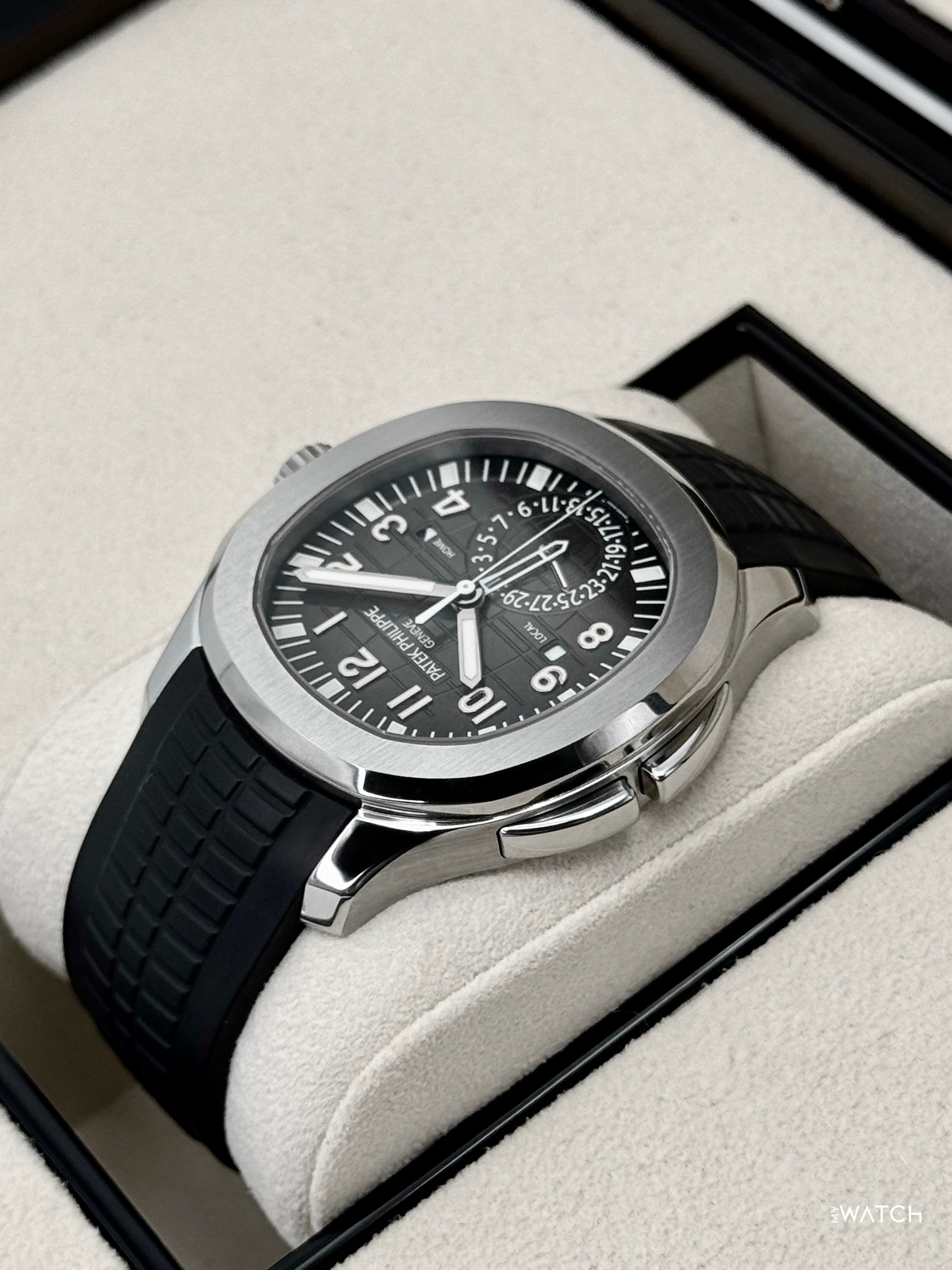 2016 Patek Philippe Aquanaut 5164A-001 Stainless Steel Gray Dial - MyWatchLLC