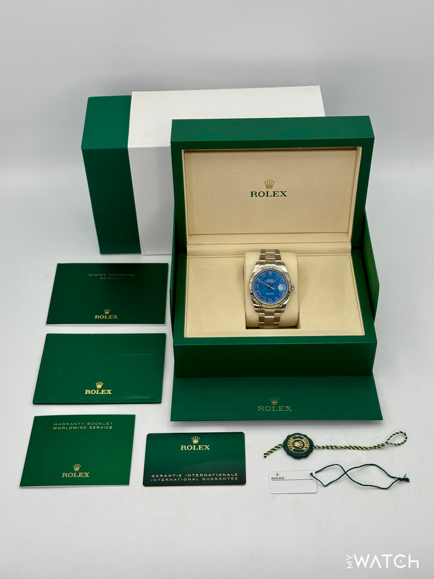 NEW 2025 Rolex Datejust 41mm 126334 Oyster Azzurro-Blue Dial