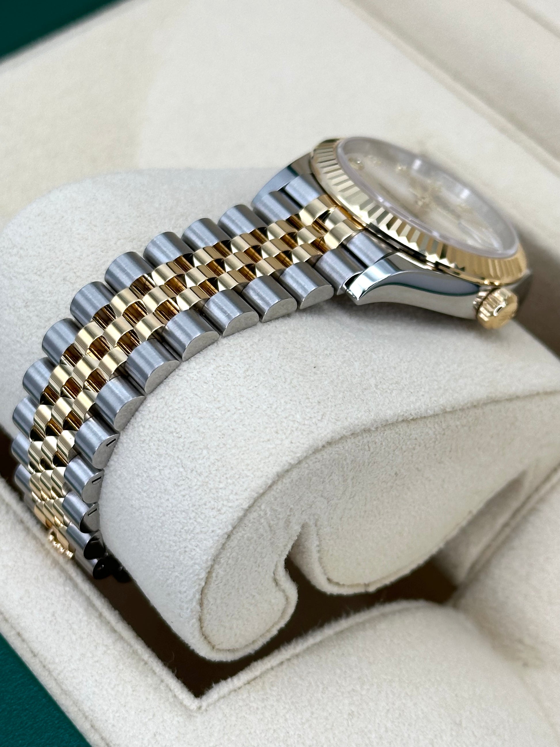 NEW 2024 Rolex Lady Datejust 31mm 278273 Two-Tone Silver Diamond Dial - MyWatchLLC