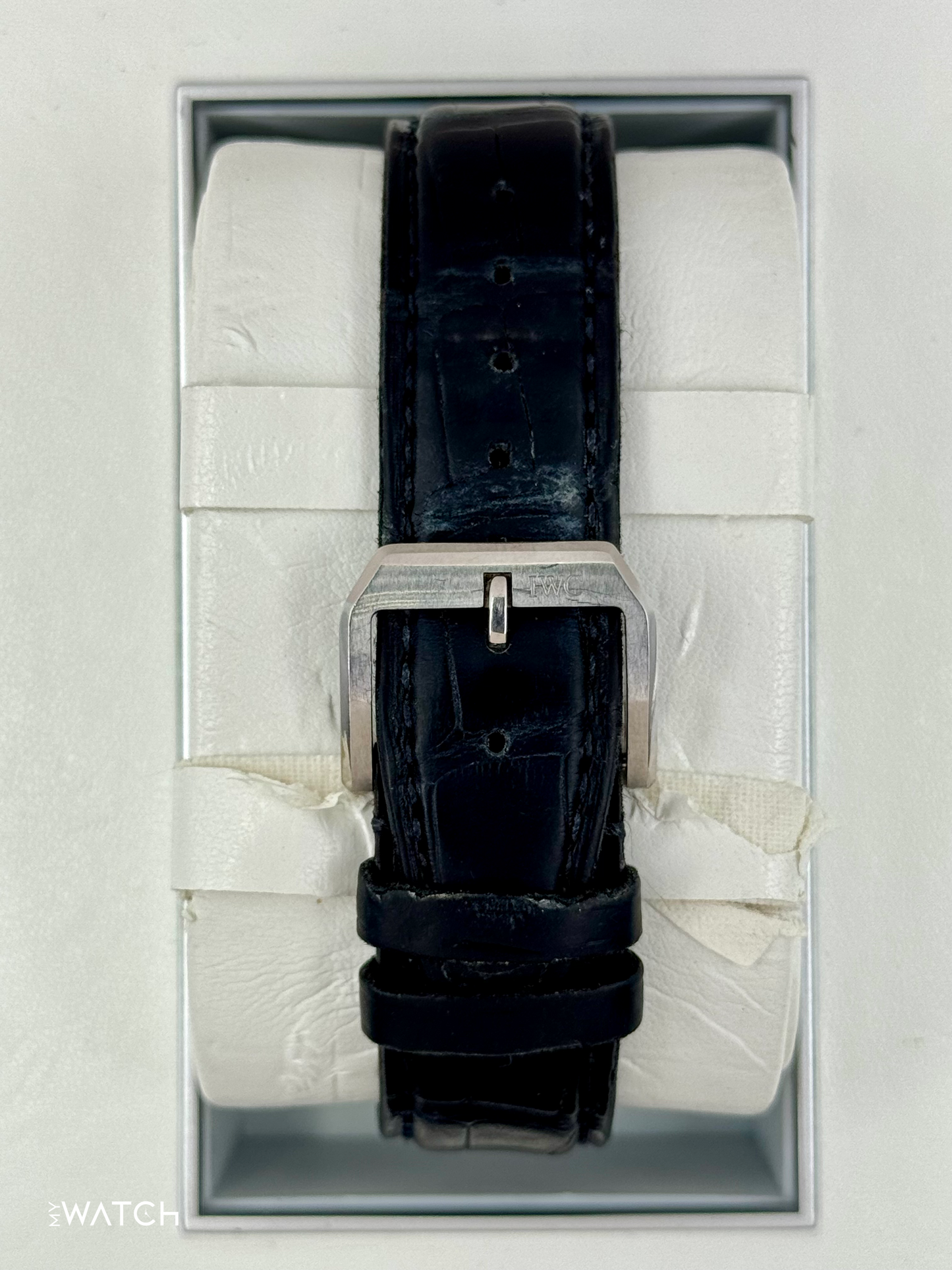 2010 IWC Portuguese Chronograph 41mm IW371417 Stainless Steel White Dial - MyWatchLLC