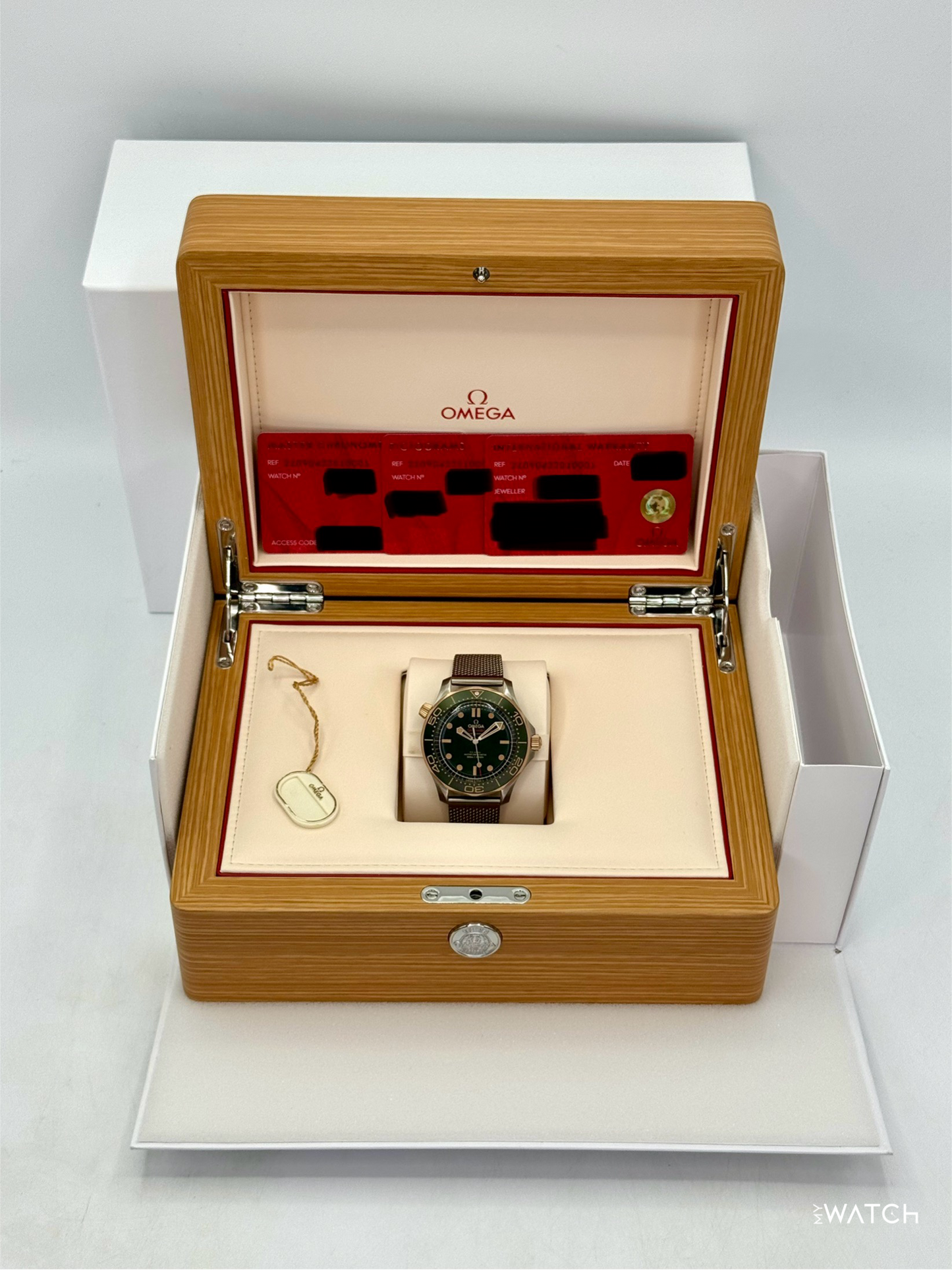 NEW 2026 Omega Seamaster Diver 300M 42mm 210.90.42.20.10.001 Green Dial