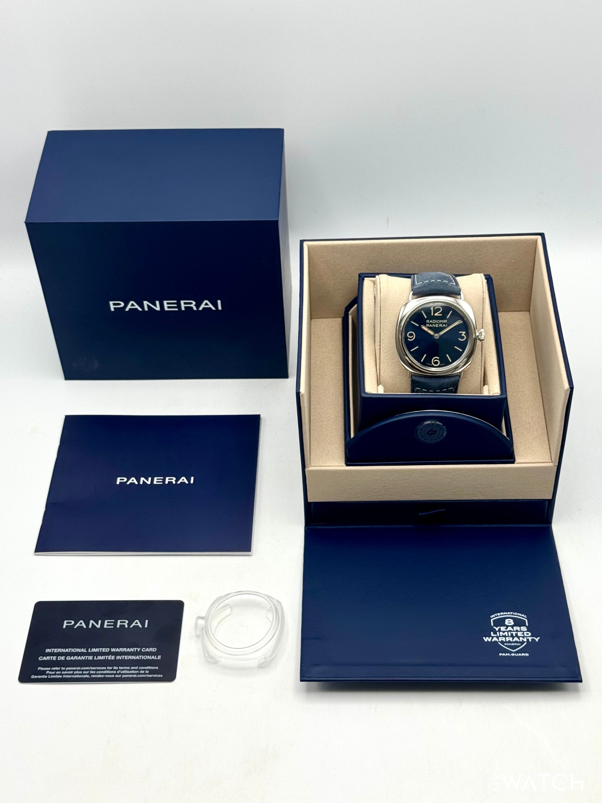 2026 Panerai Radiomir Officine 44mm PAM01383 Stainless Steel Blue Dial - MyWatchLLC