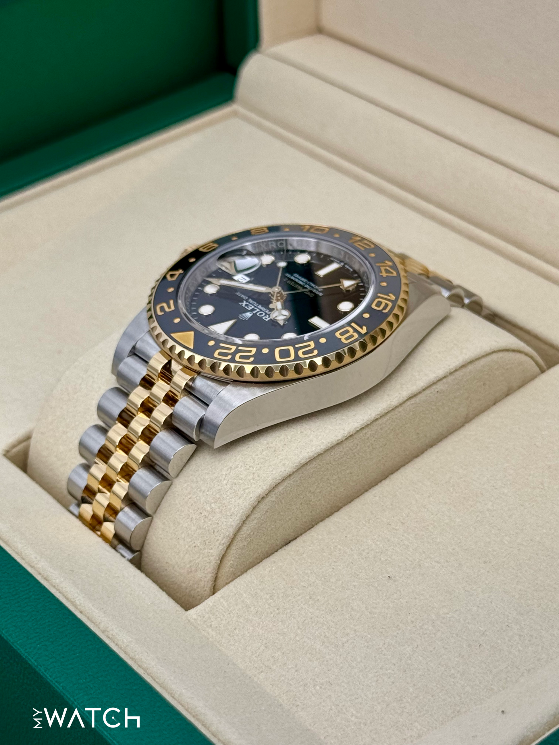 NEW 2025 Rolex GMT-Master II 40mm 126713GRNR Two-Tone Jubilee - MyWatchLLC