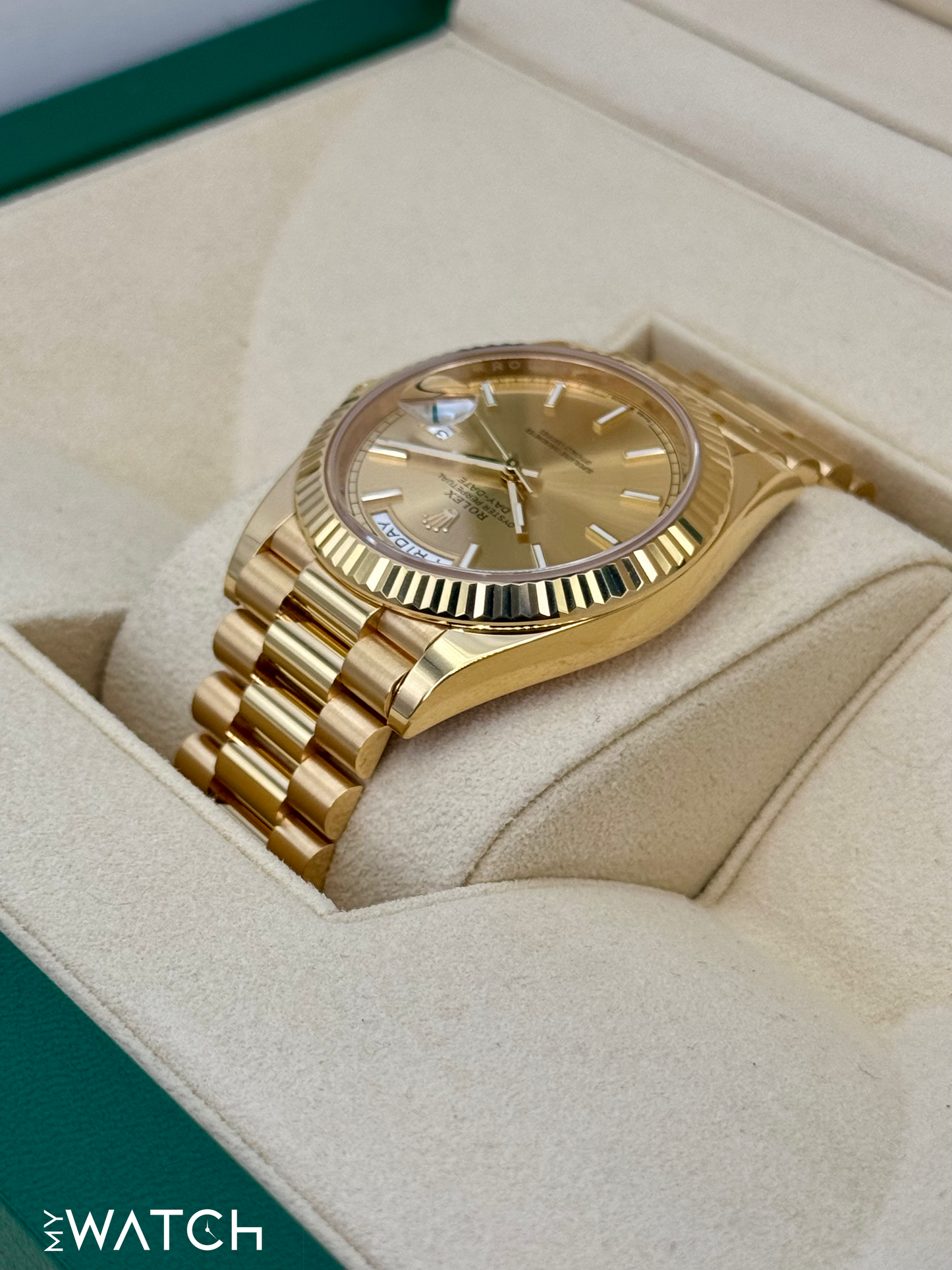 2023 Rolex Day-Date 40mm 228238 Presidential Champagne Dial