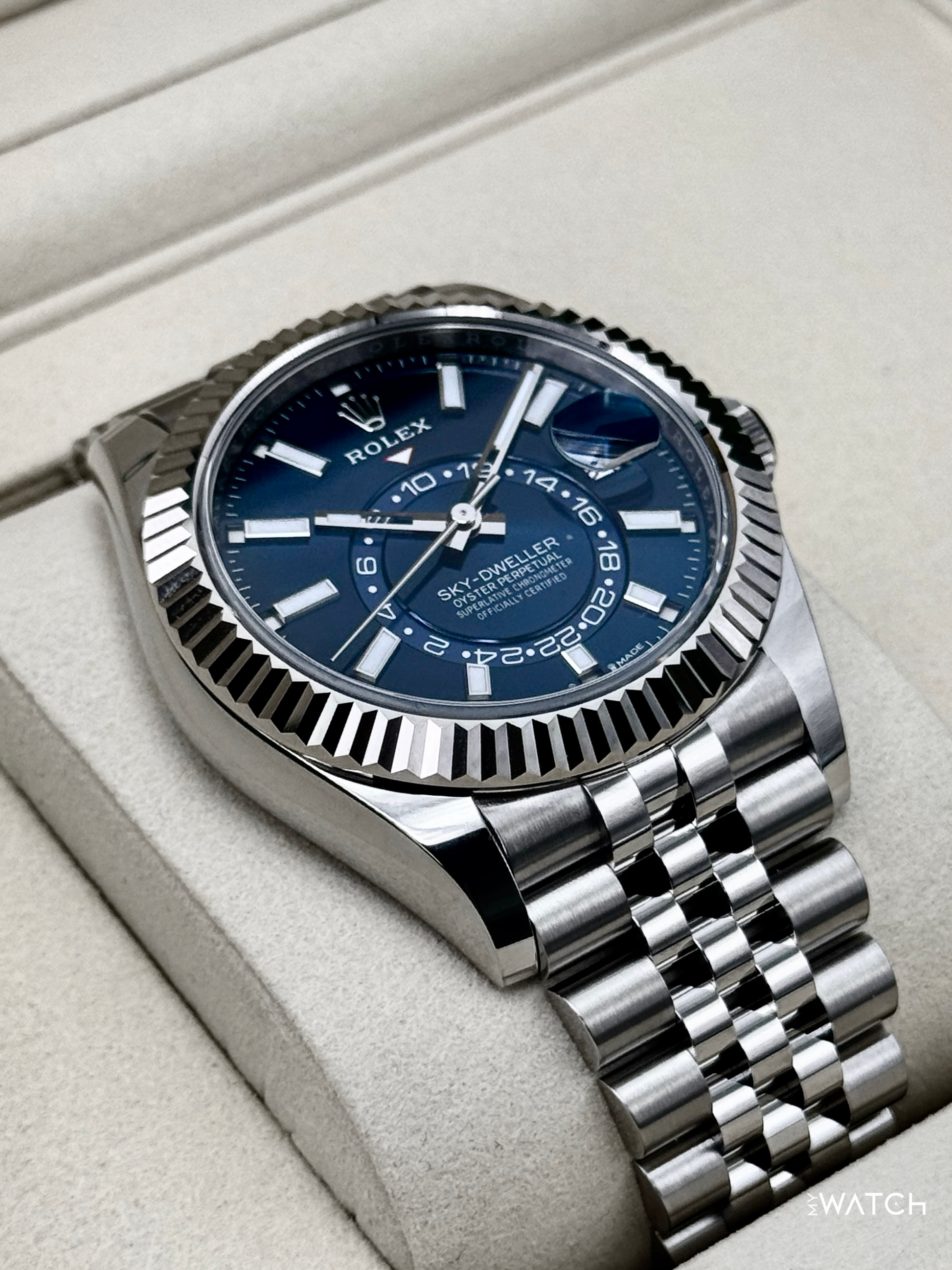 NEW 2026 Rolex Sky-Dweller 42mm 336934 Jubilee Blue Dial - MyWatchLLC