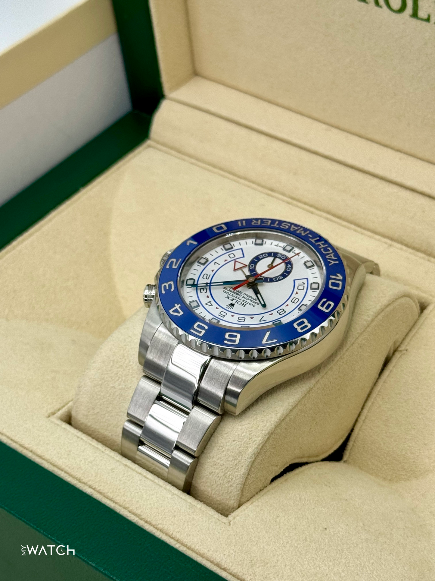 2016 Rolex Yacht-Master II 44mm 116680 Stainless Steel White Dial