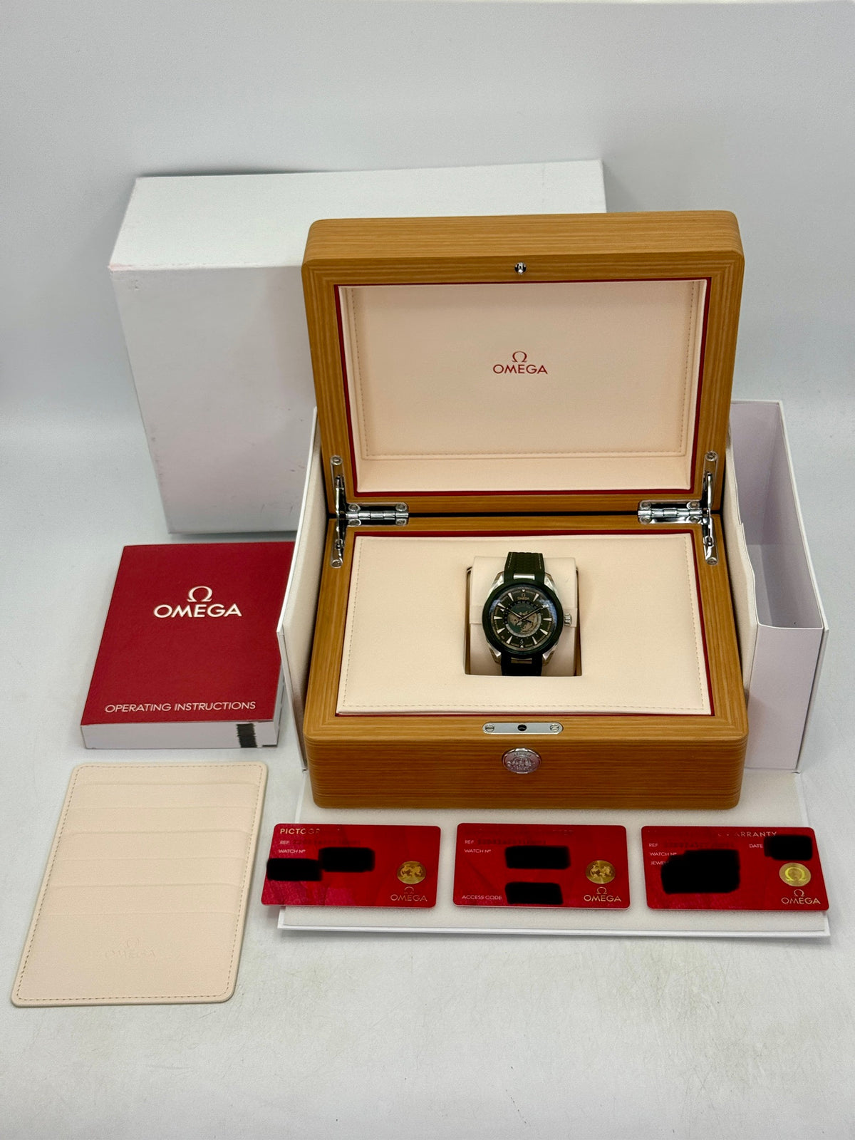 2025 Omega Seamaster Aqua Terra Worldtimer 43mm 220.32.43.22.10.001 Green Dial