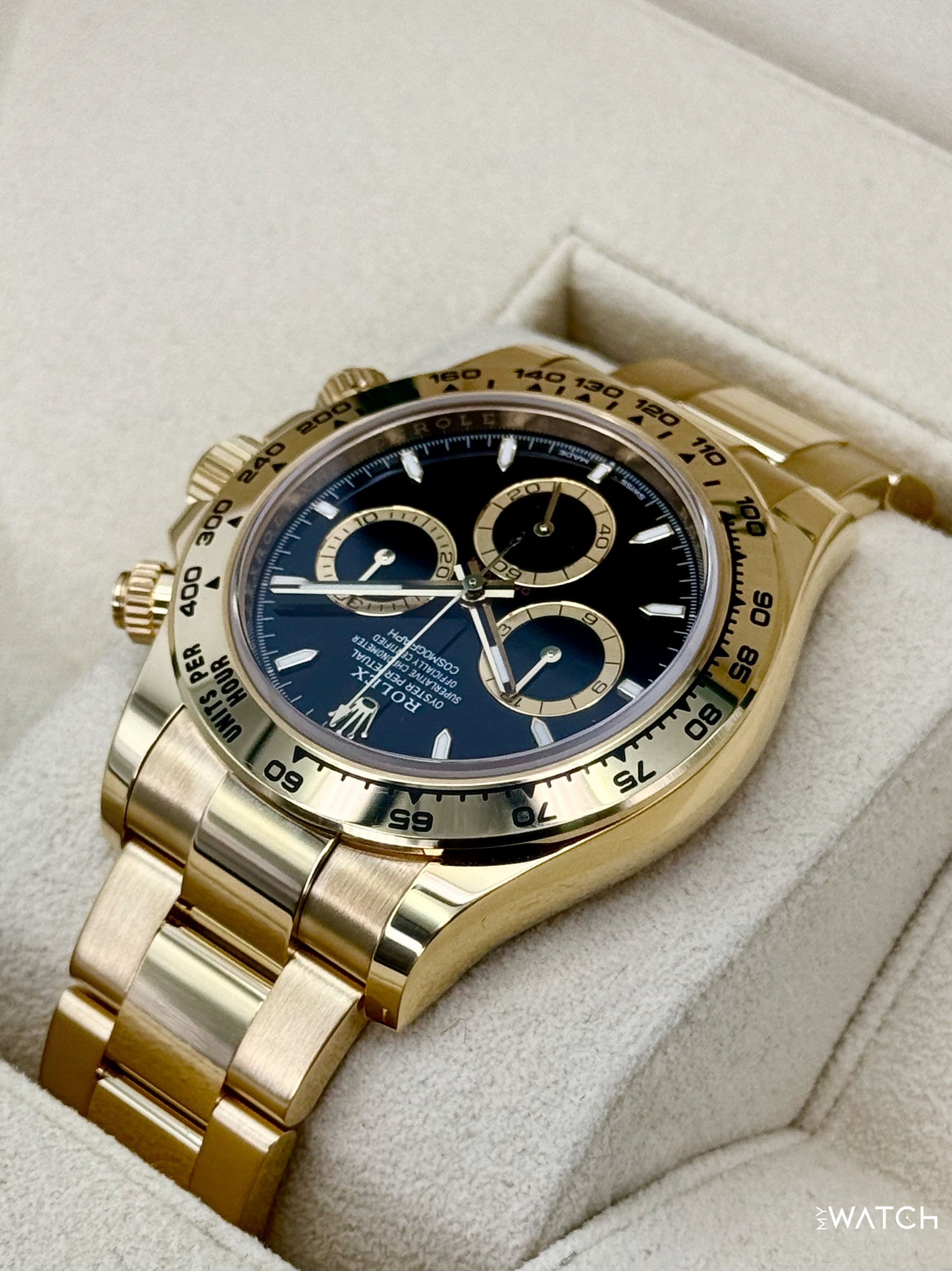 2025 Rolex Daytona 40mm 126508 18K Yellow Gold Black Dial - MyWatchLLC