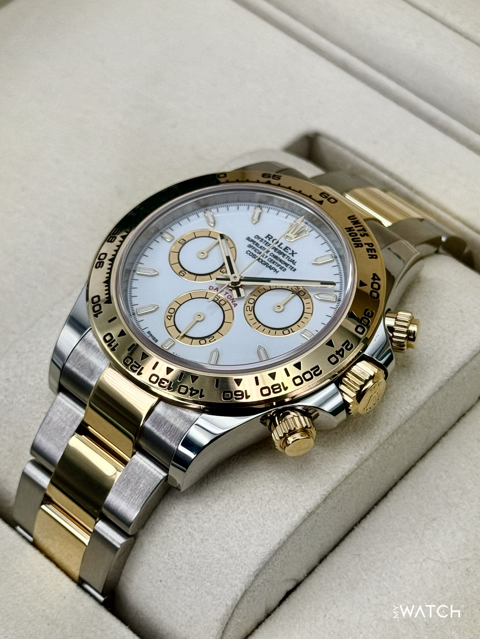 2025 Rolex Daytona 40mm 126503 Two-Tone White Dial - MyWatchLLC