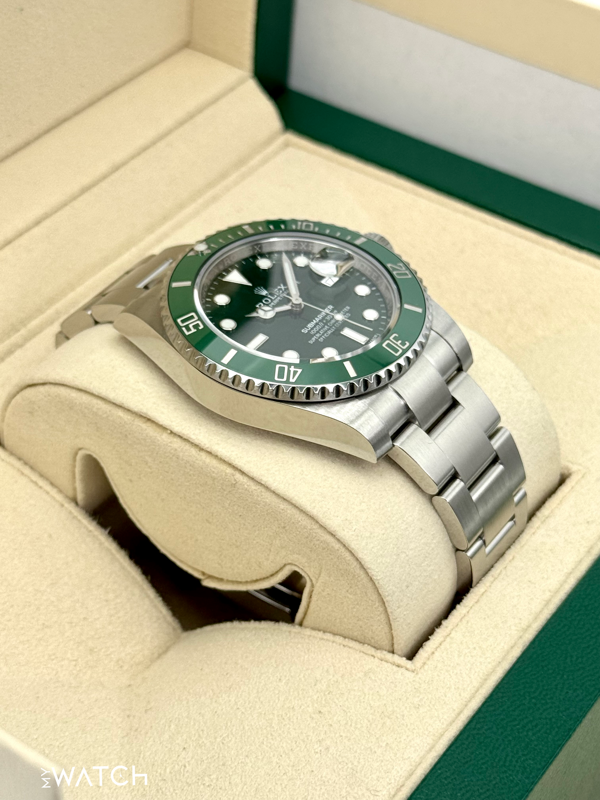 2019 Rolex Submariner “Hulk” 40mm 116610LV Green Dial - MyWatchLLC