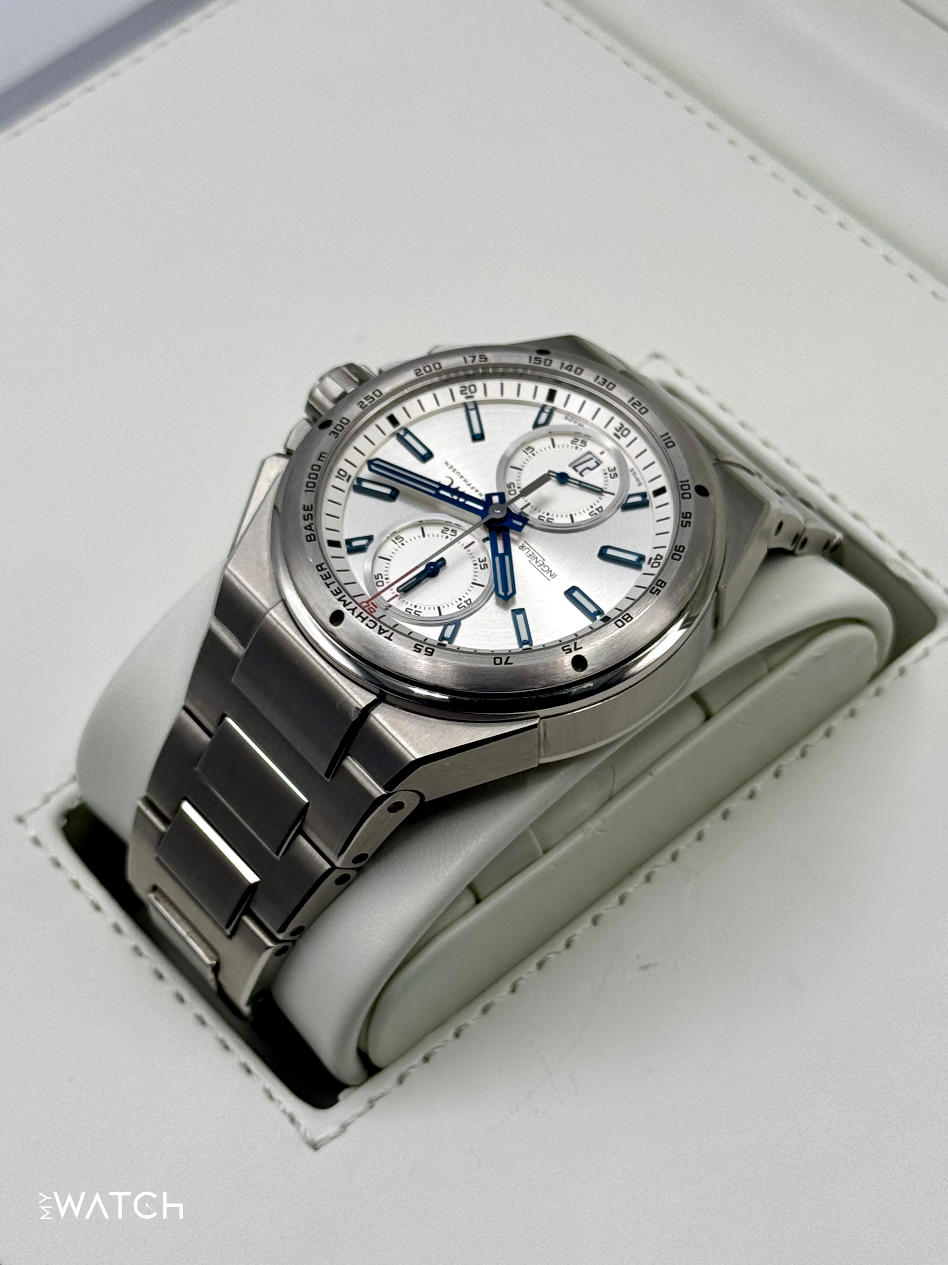 2014 IWC Ingenieur Chrono Racer 45mm IW378510 Stainless Steel Silver Dial - MyWatchLLC