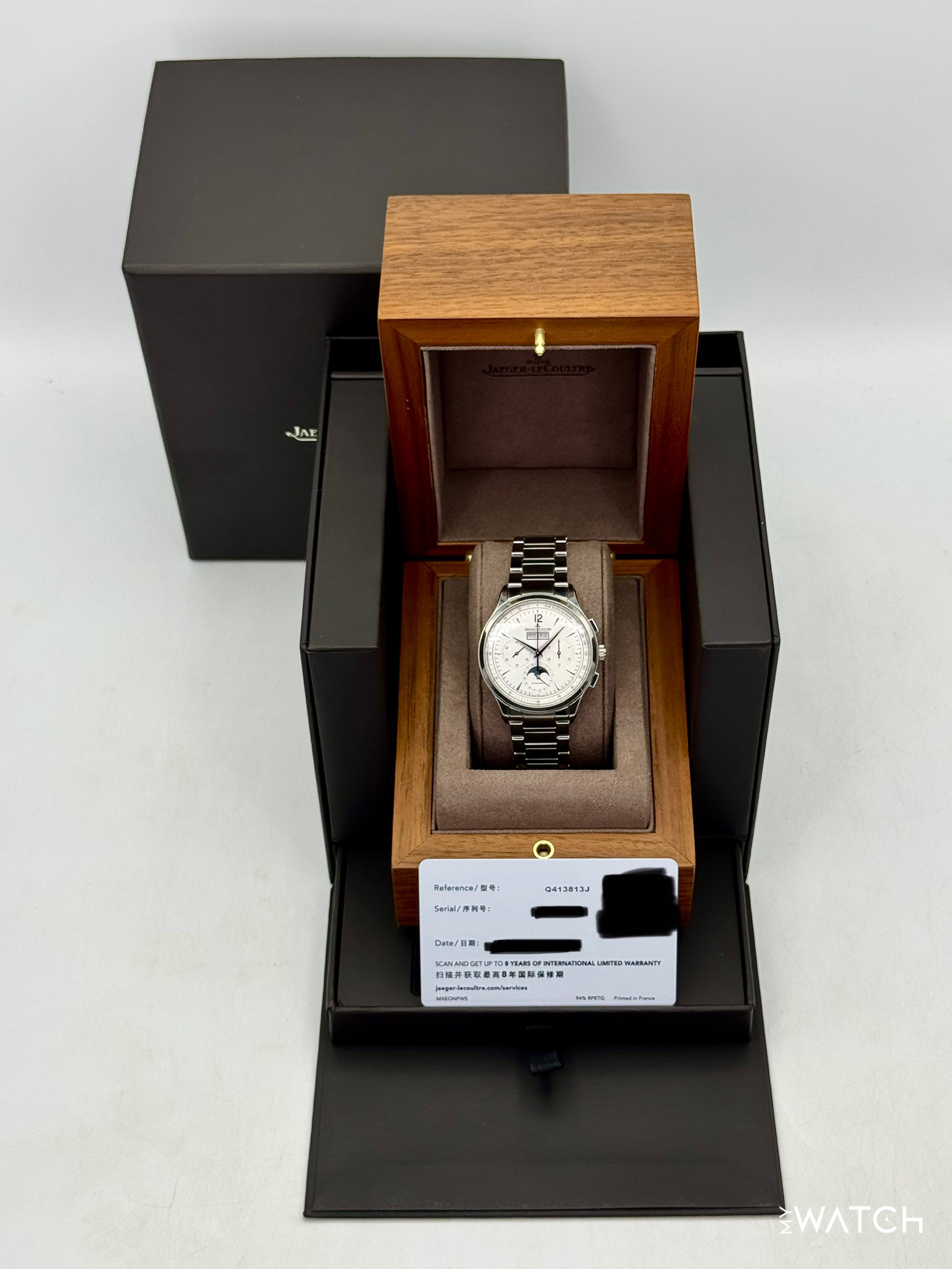 2025 Jaeger-LeCoultre Master Control 40mm Q413813J Stainless Steel White Dial - MyWatchLLC