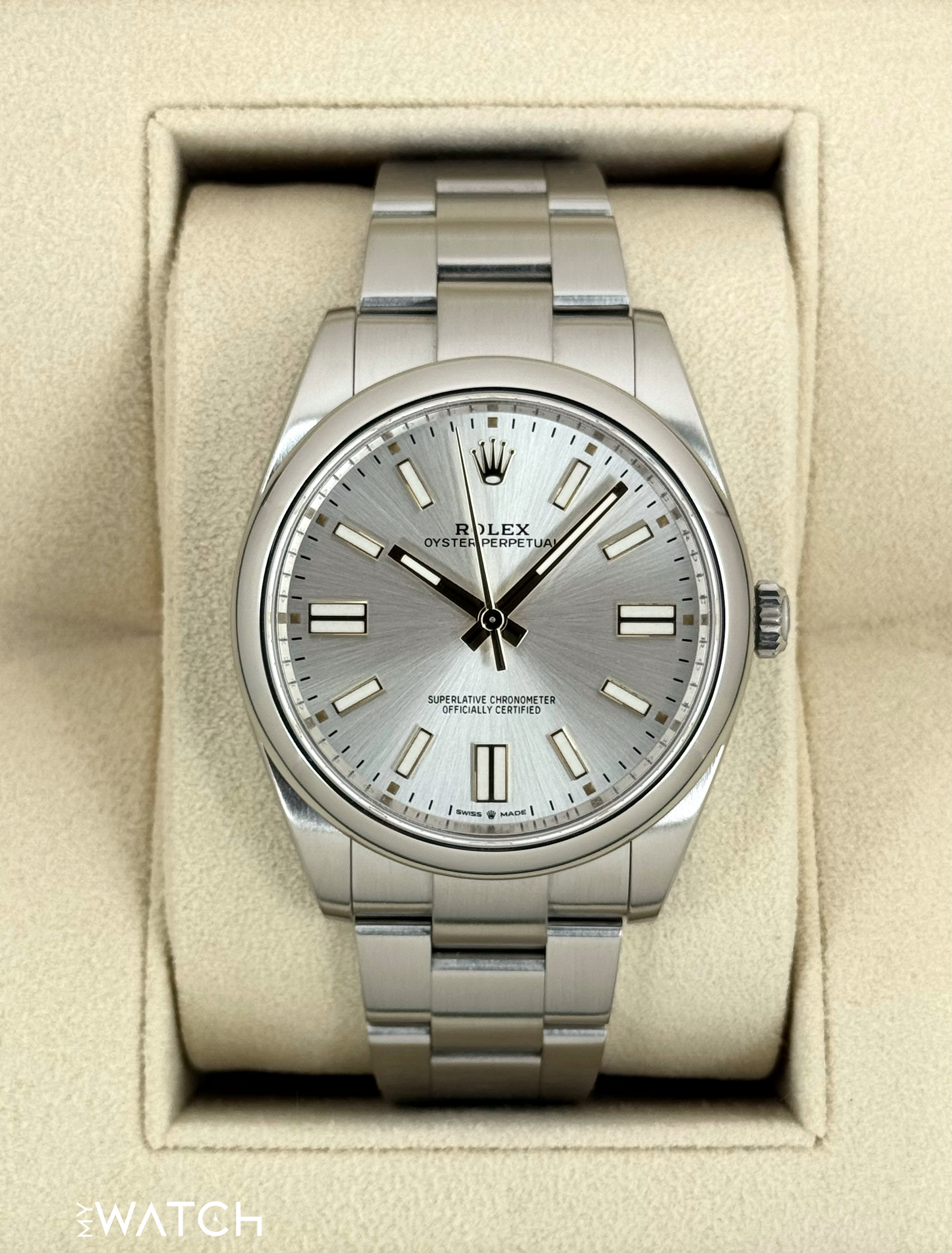 2023 Rolex Oyster Perpetual 41mm 124300 Silver Dial - MyWatchLLC