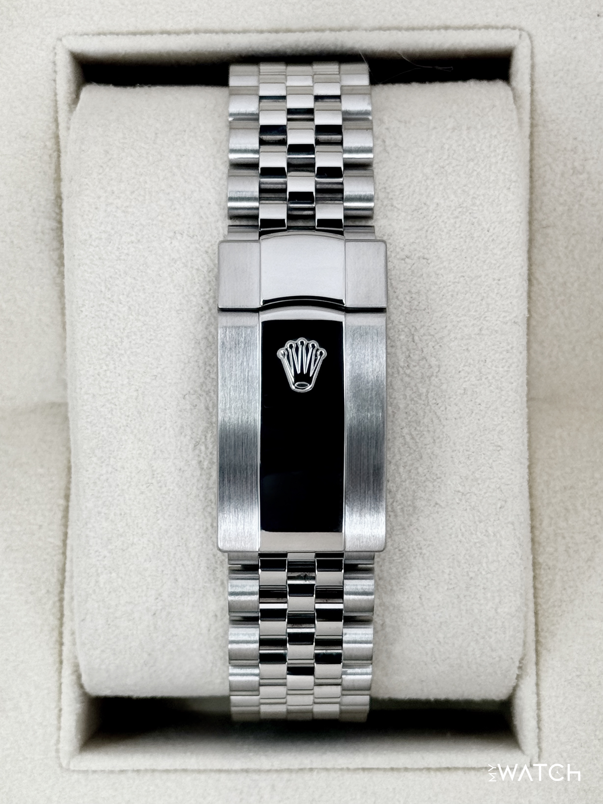 2024 Rolex Datejust 36mm 126200 Stainless Steel Jubilee Black Dial - MyWatchLLC