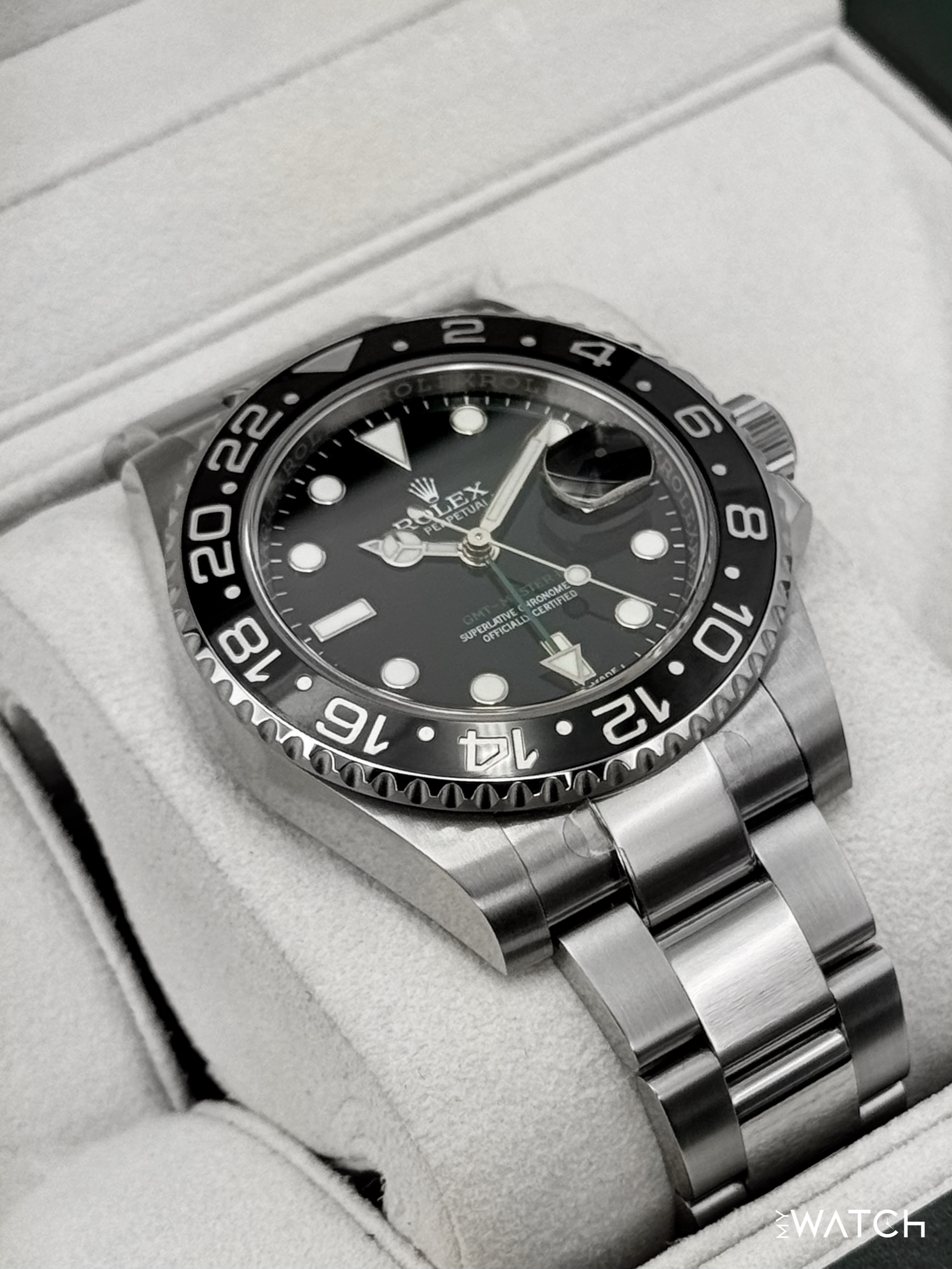 2015 Rolex GMT-Master II 40mm 116710LN Stainless Steel Black Dial - MyWatchLLC