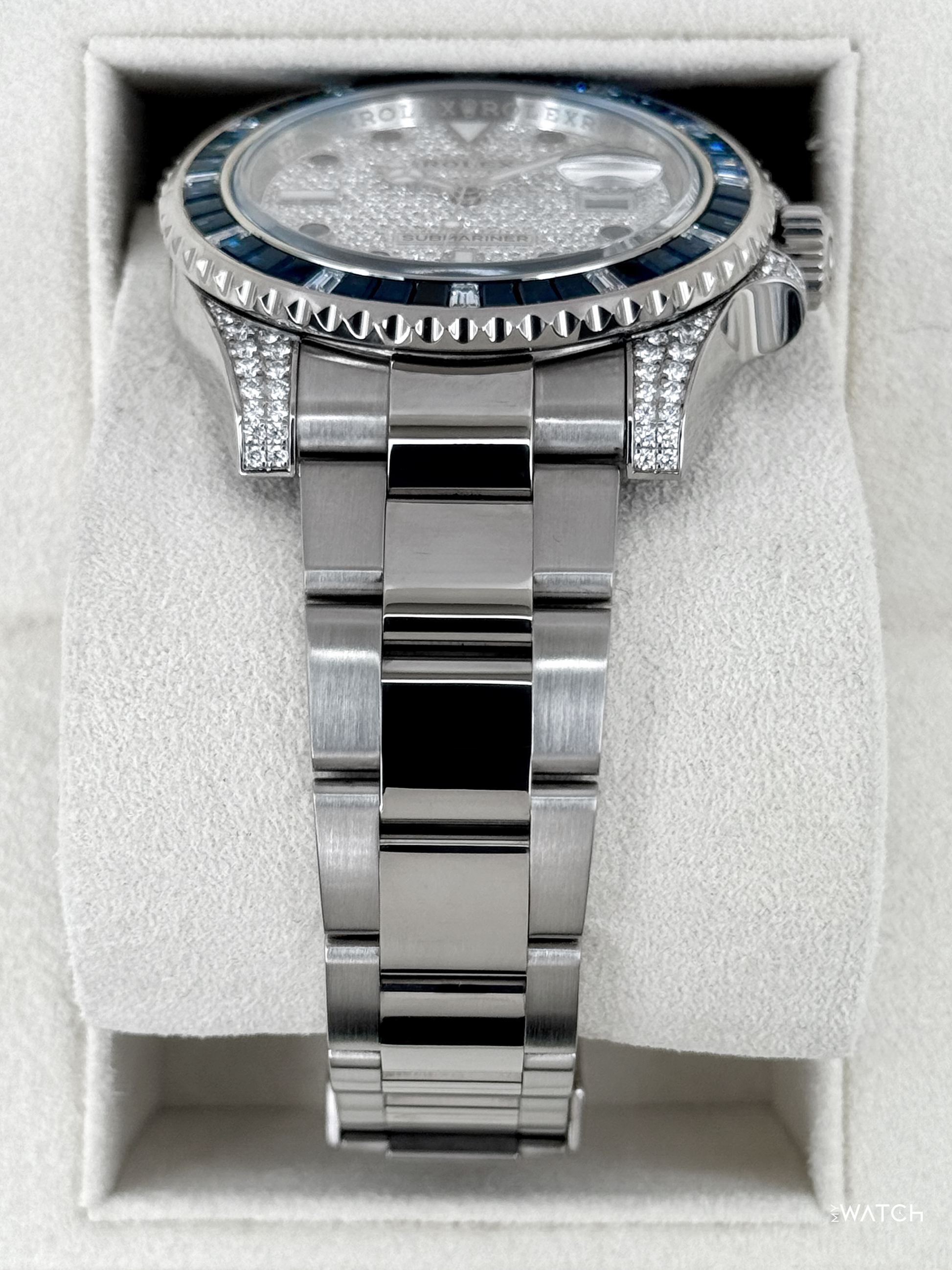 2019 Rolex Submariner 40mm 116659SABR White Gold Diamond Pave Dial - MyWatchLLC