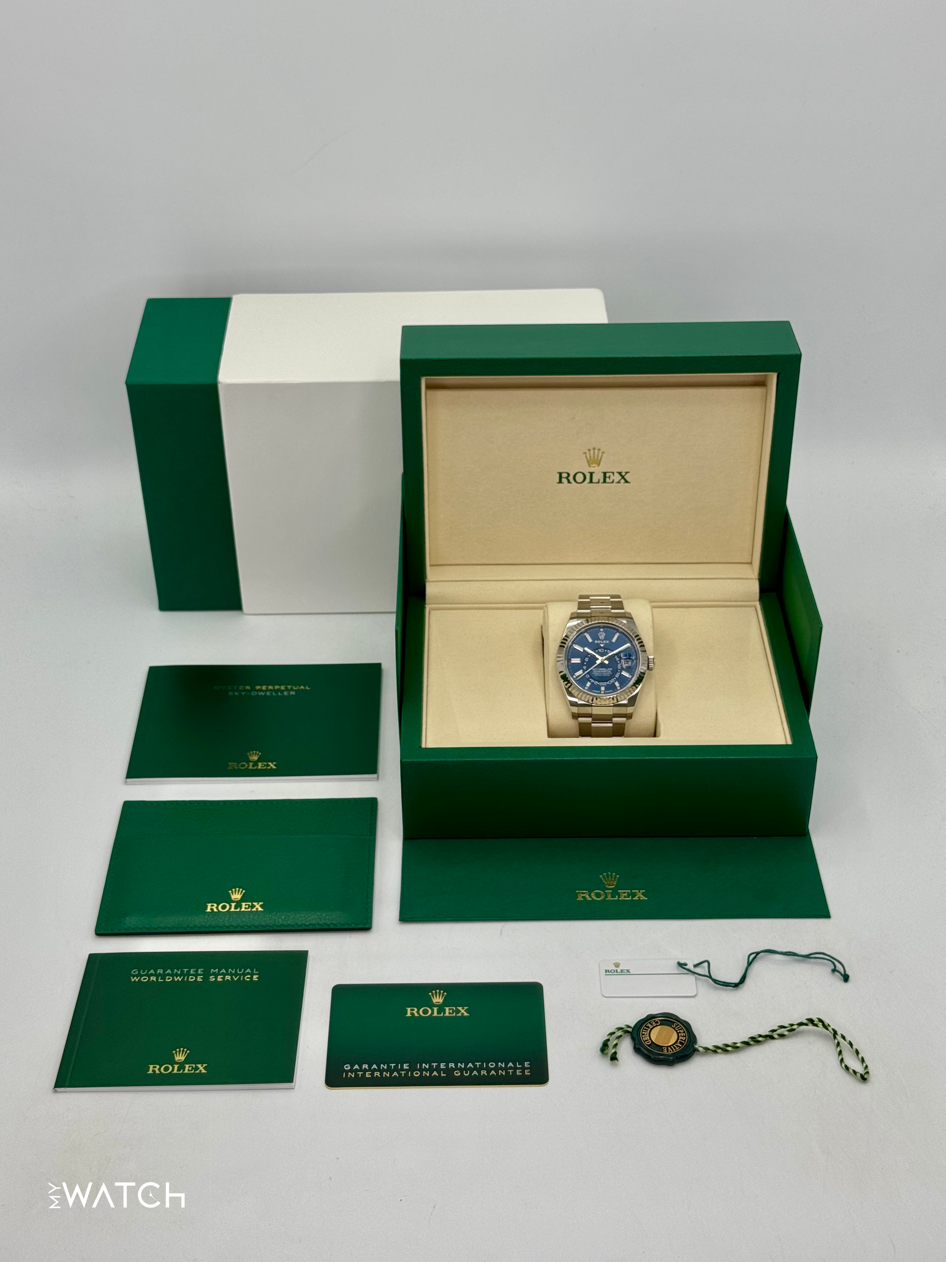 NEW 2025 Rolex Sky-Dweller 42mm 336934 Oyster Blue Dial - MyWatchLLC