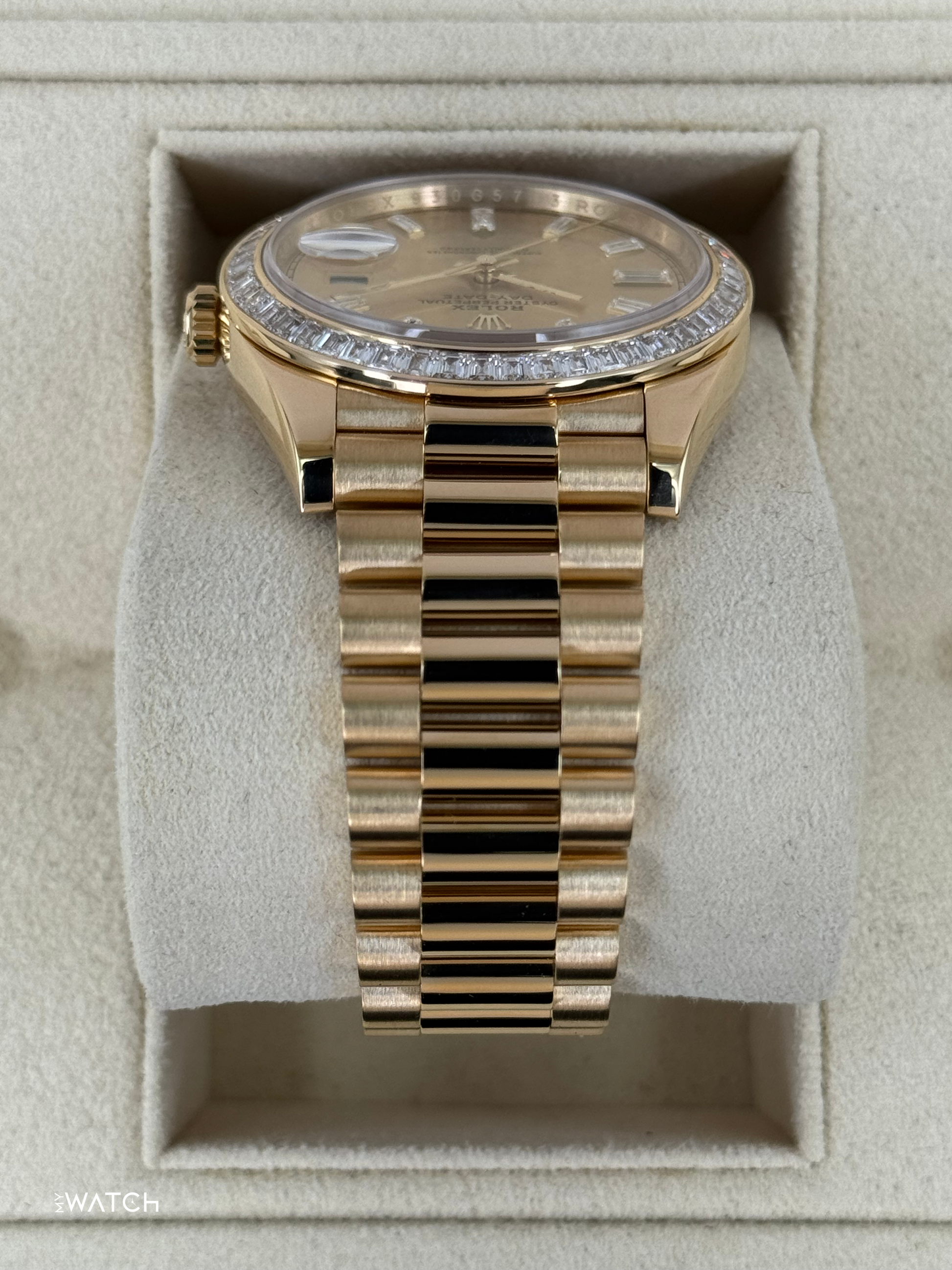 2018 Rolex Day-Date 40mm 228398TBR Presidential Yellow Gold Champagne Dial - MyWatchLLC