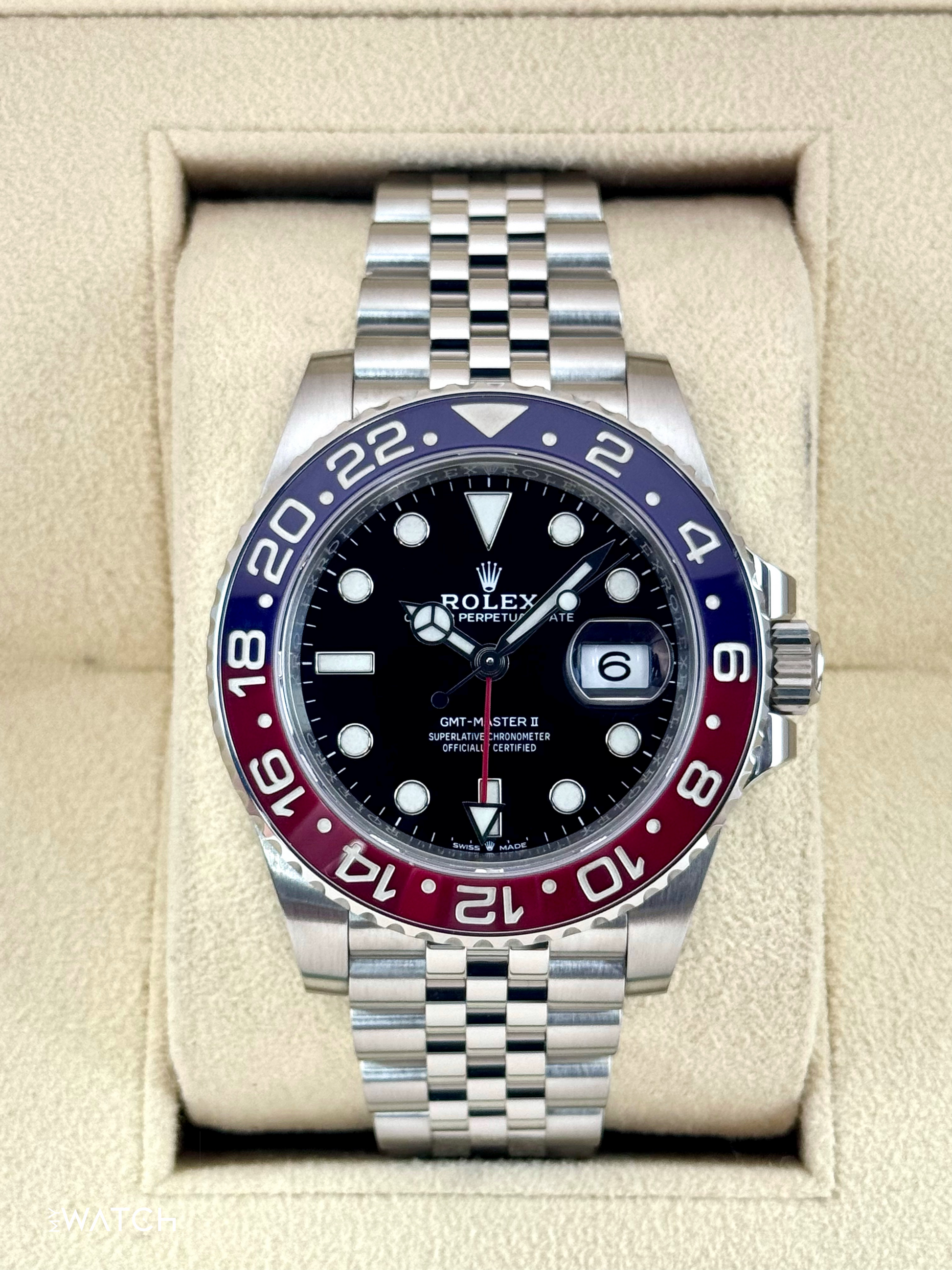 2020 Rolex GMT-Master II "Pepsi" 40mm 126710BLRO Jubilee (BOTH BRACELETS) - MyWatchLLC