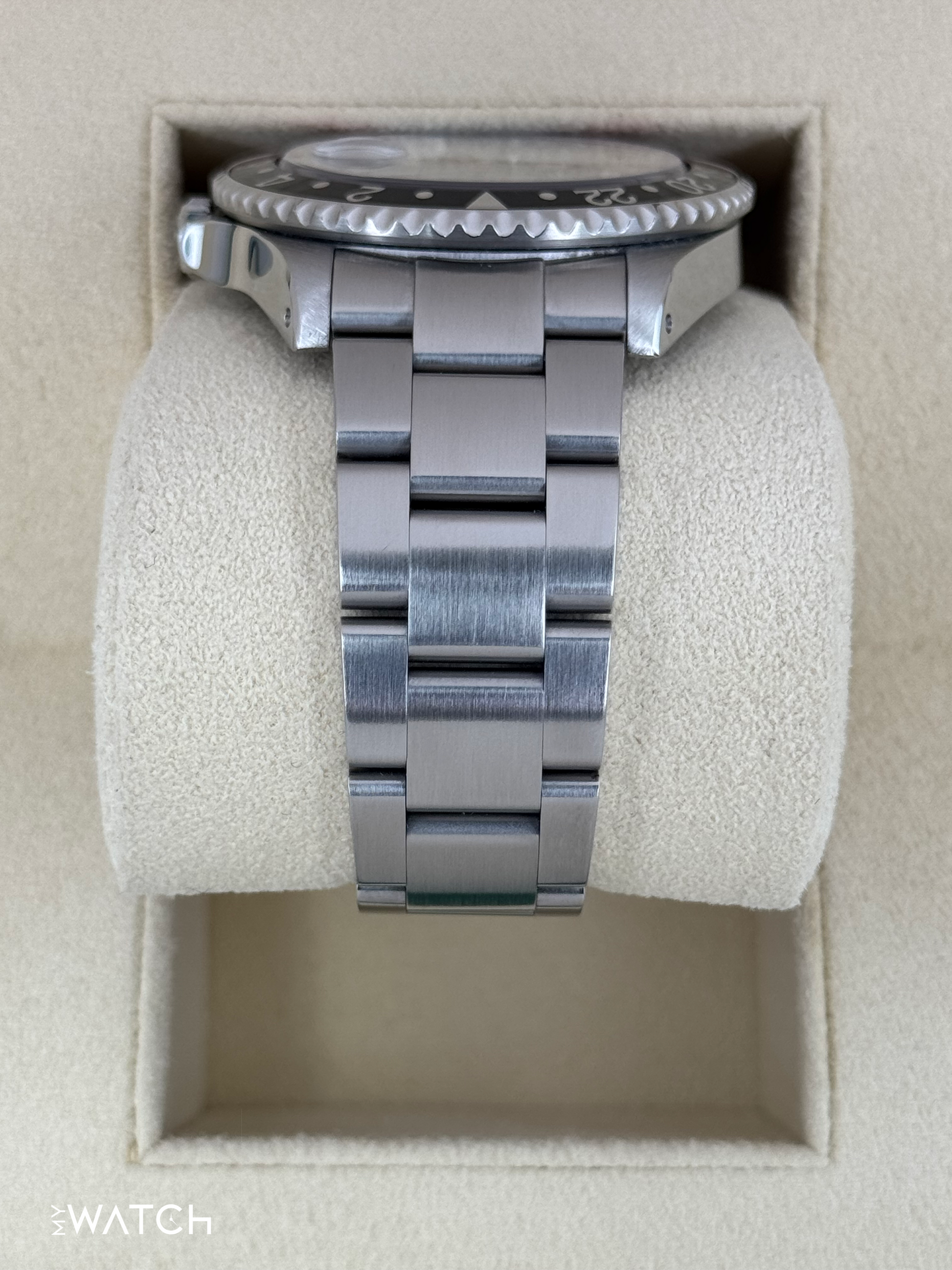 2001 Rolex GMT Master II "Coke" 40mm 16710 Stainless Steel Oyster Black Dial - MyWatchLLC