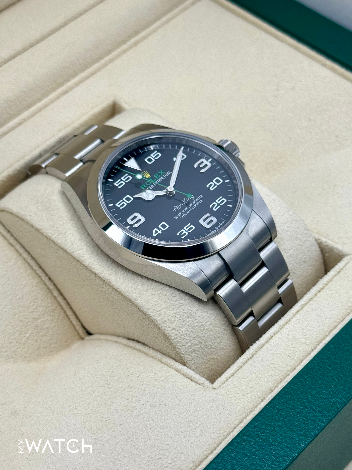 2024 Rolex Air-King 40mm 126900 Stainless Steel Black Dial