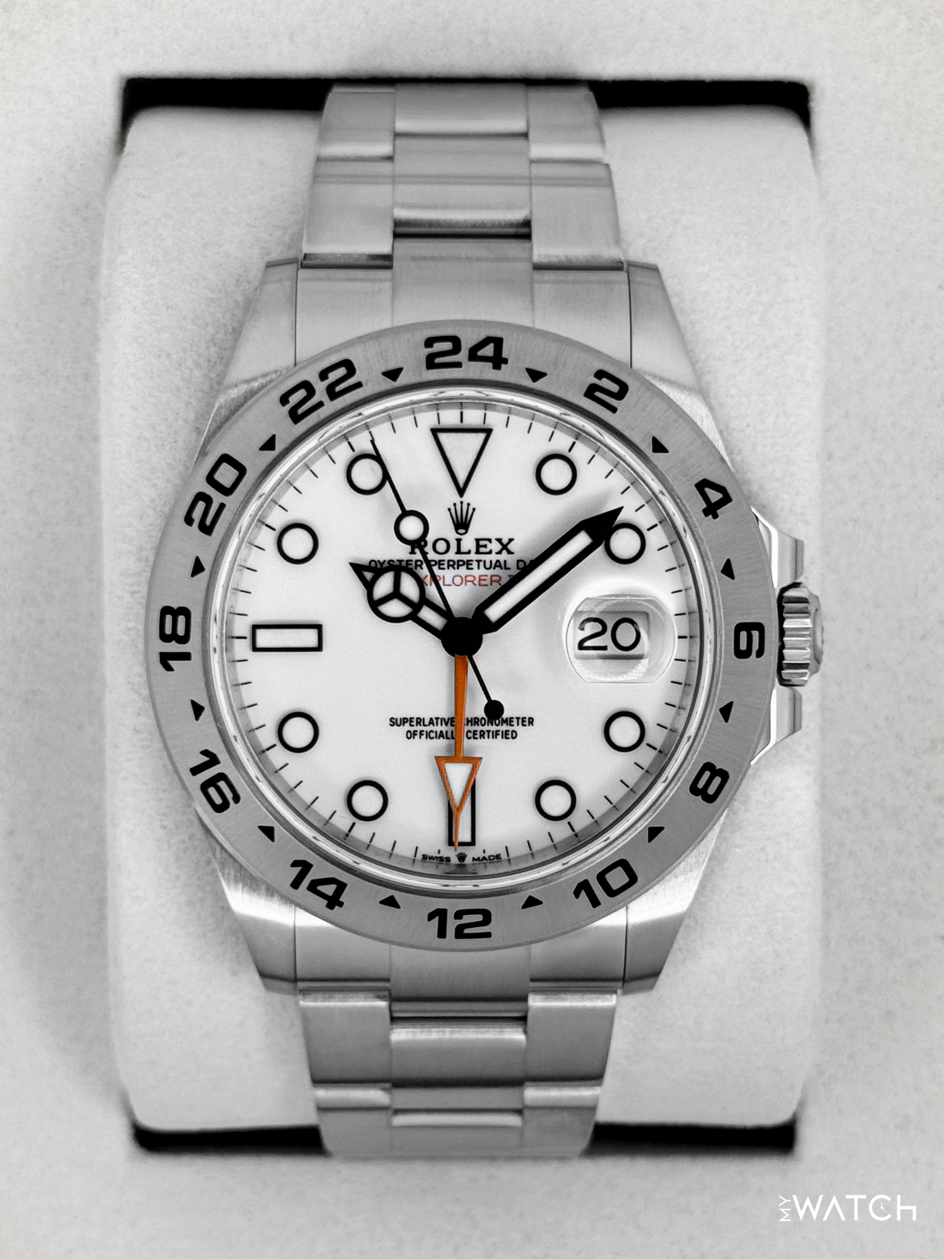 NEW 2026 Rolex Explorer II 42mm 226570 Polar White Dial - MyWatchLLC