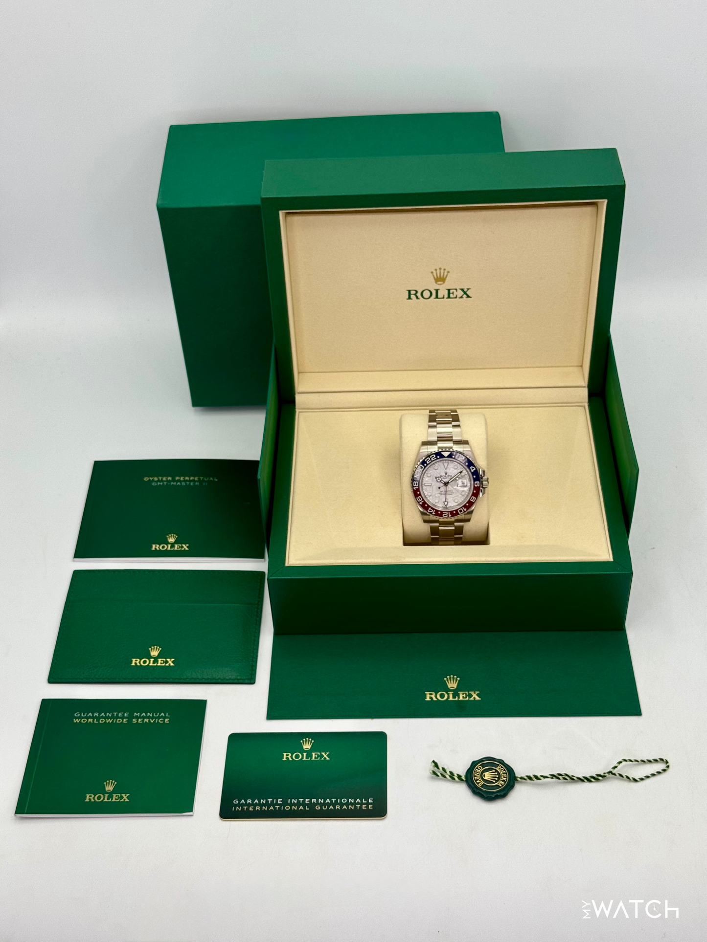 NEW 2025 Rolex GMT-Master II "Pepsi" 40mm 126719BLRO Meteorite Dial (STICKERED) - MyWatchLLC