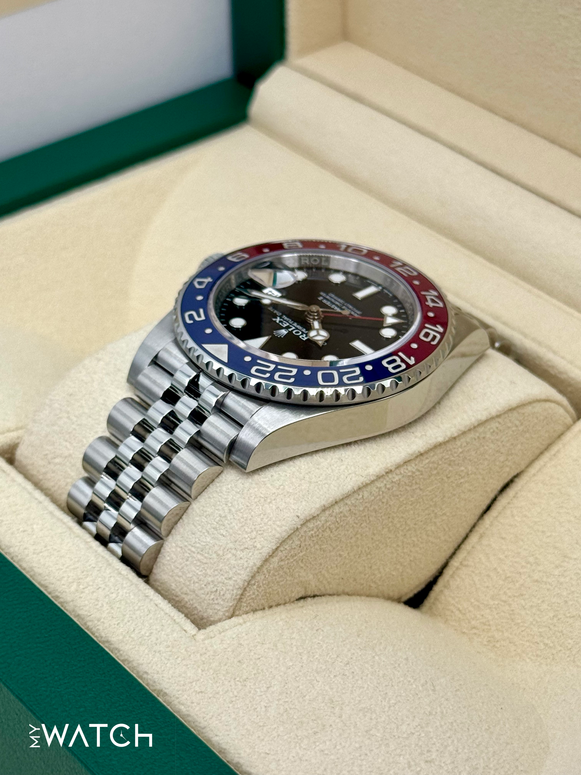2023 Rolex GMT-Master II "Pepsi" 40mm 126710BLRO Jubilee - MyWatchLLC