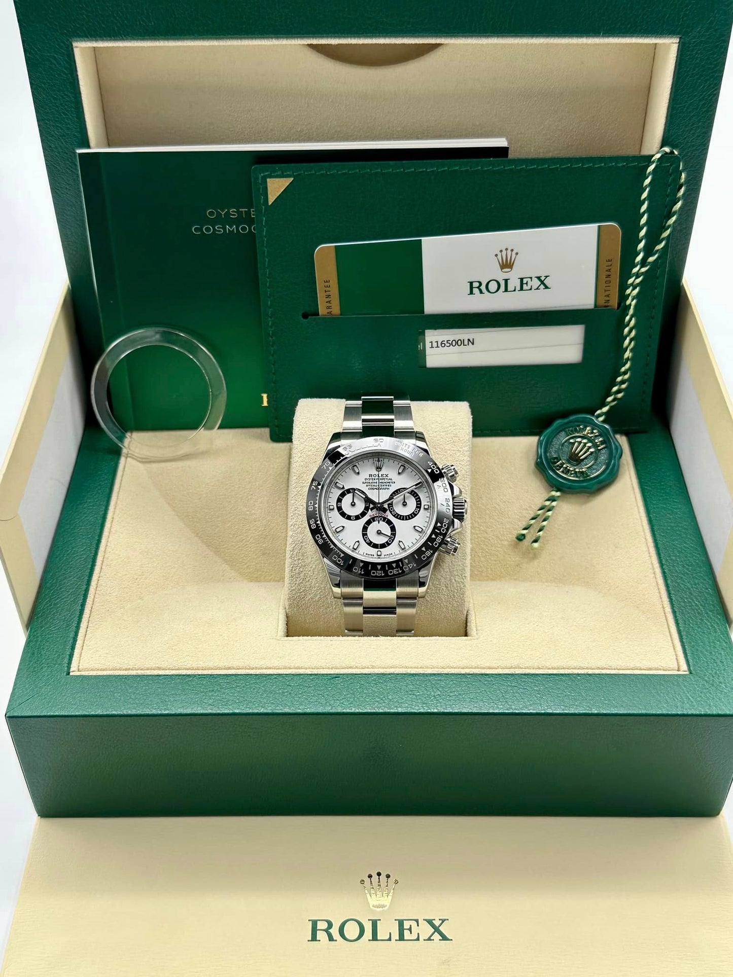 2016 Rolex Daytona 116500LN Stainless Steel White Panda Dial - MyWatchLLC