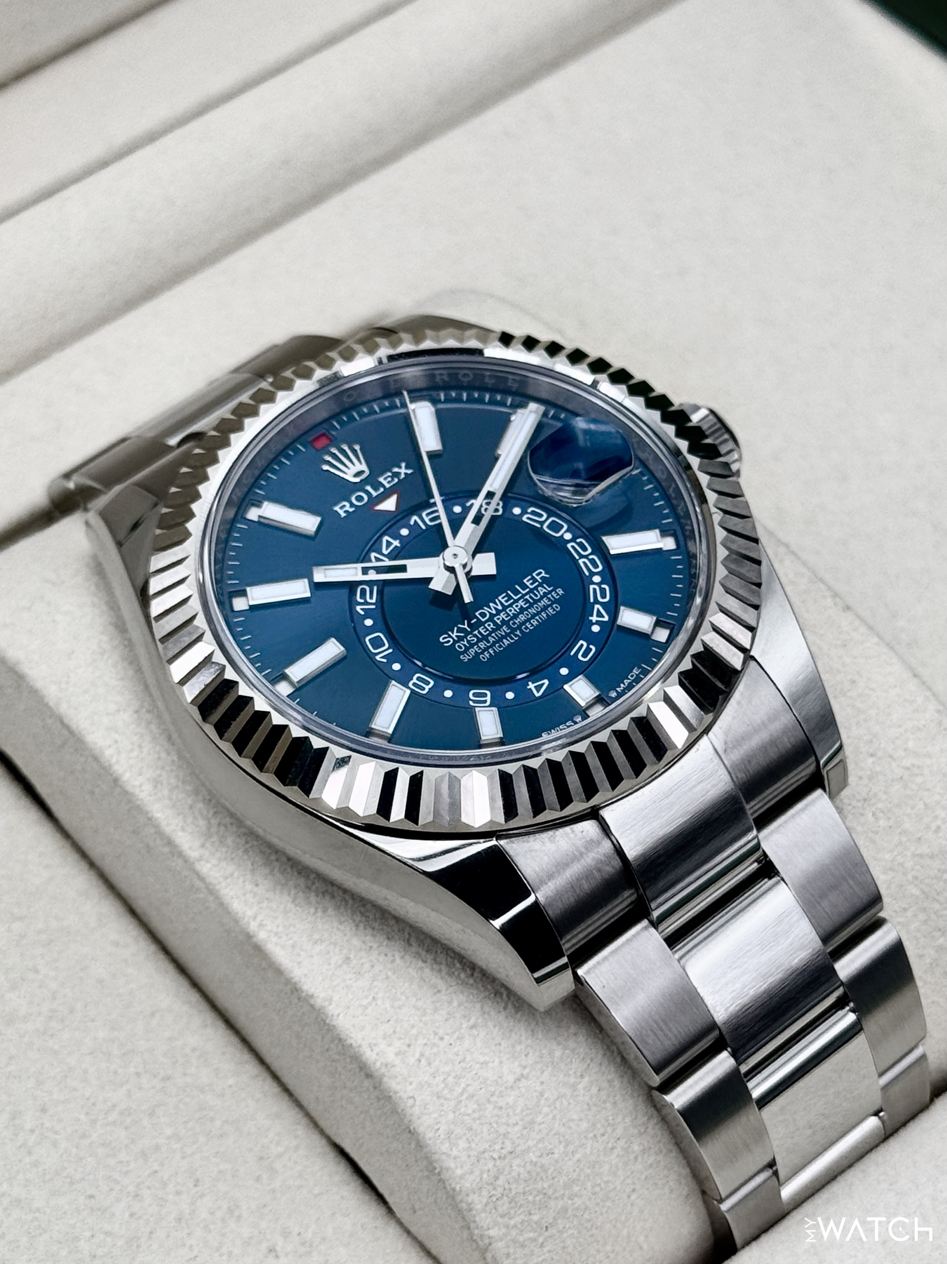 NEW 2026 Rolex Sky-Dweller 42mm 336934 Oyster Blue Dial - MyWatchLLC