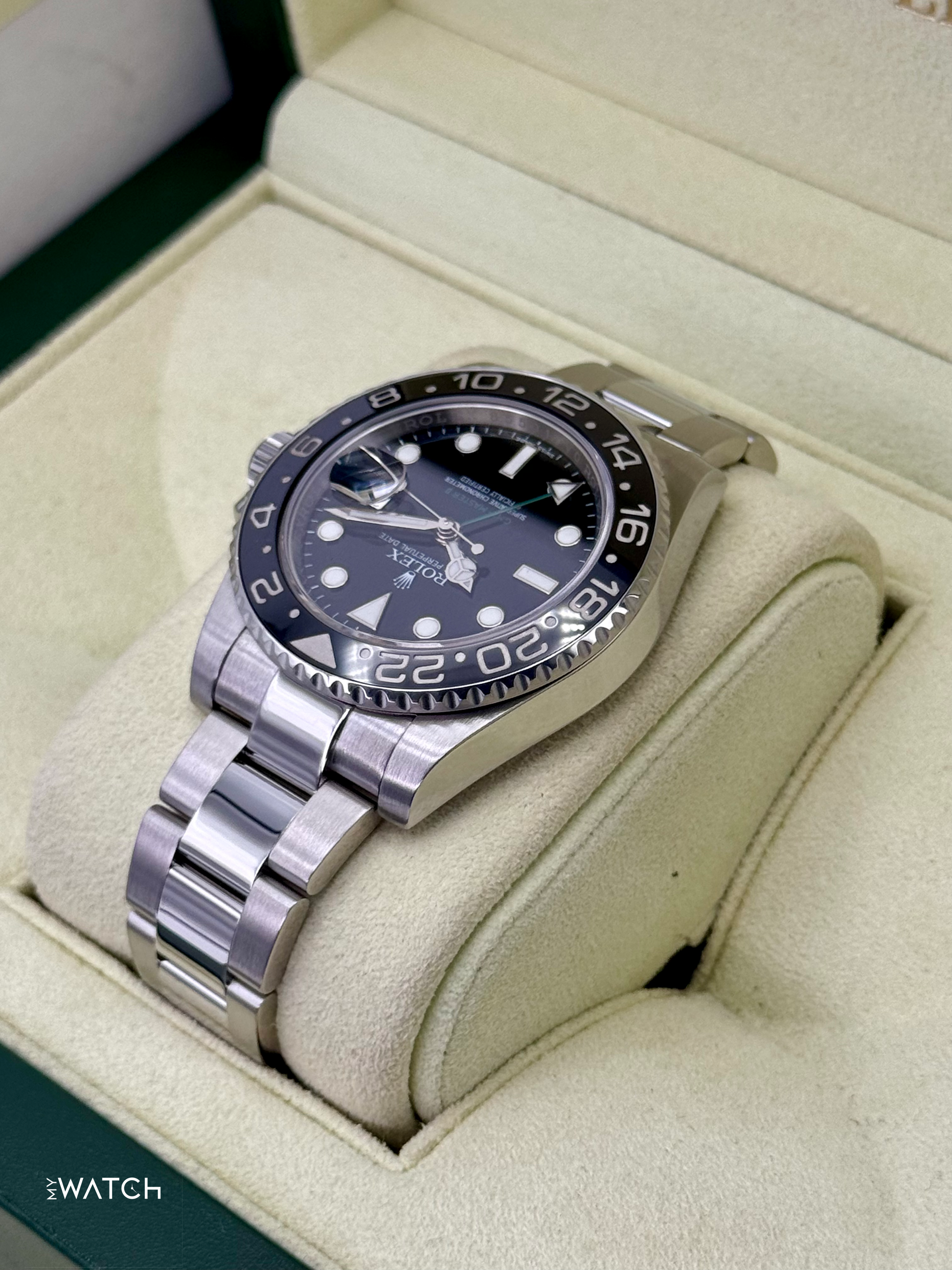 2014 Rolex GMT-Master II 40mm 116710LN Stainless Steel Black Dial - MyWatchLLC